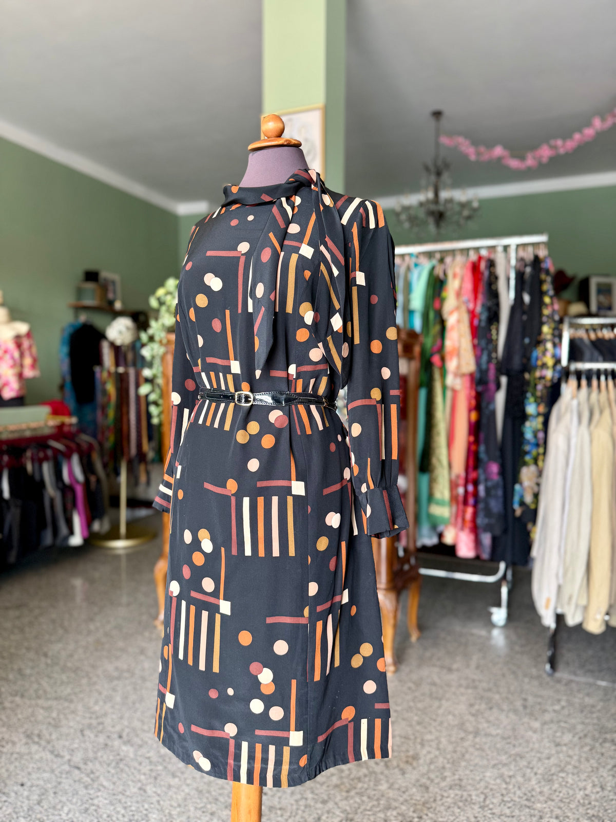 Abito sartoriale anni ‘60 in pura seta - TG. 46