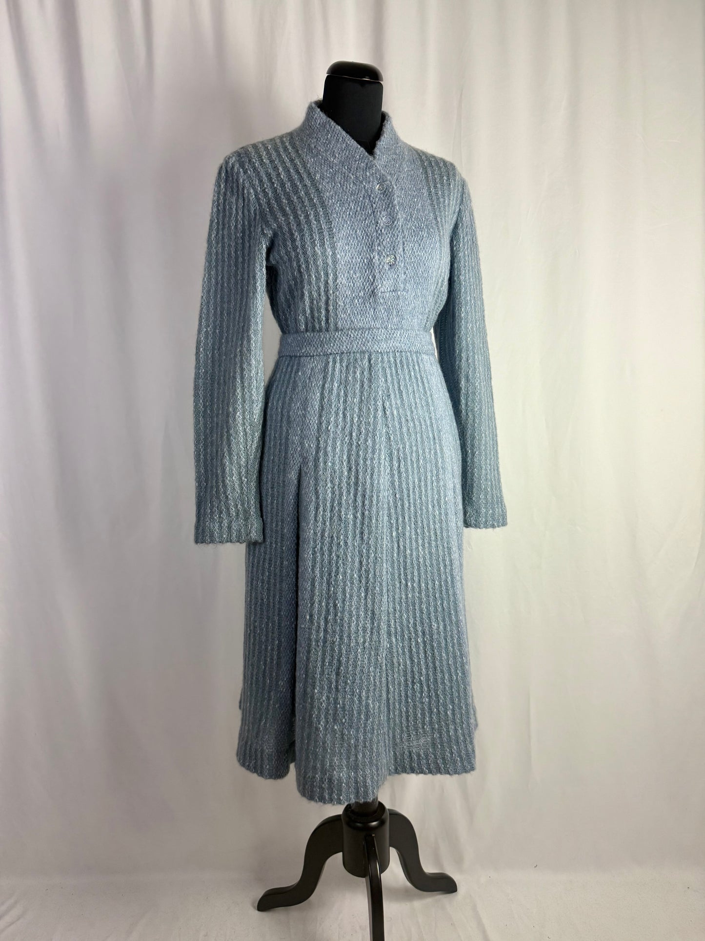 Completo in lana mohair azzurro - TG. 40