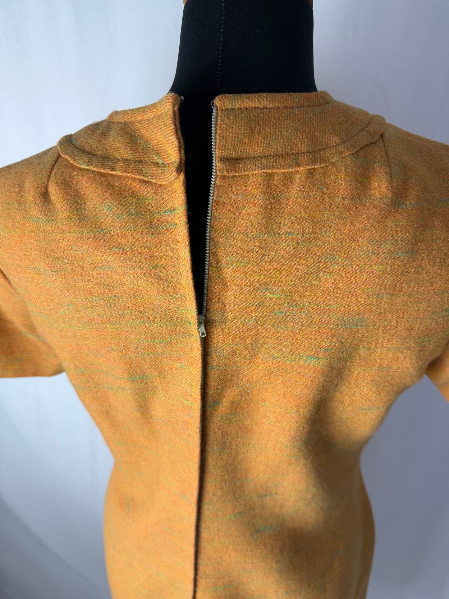 Abito anni ‘70 lana mélange - TG. 42