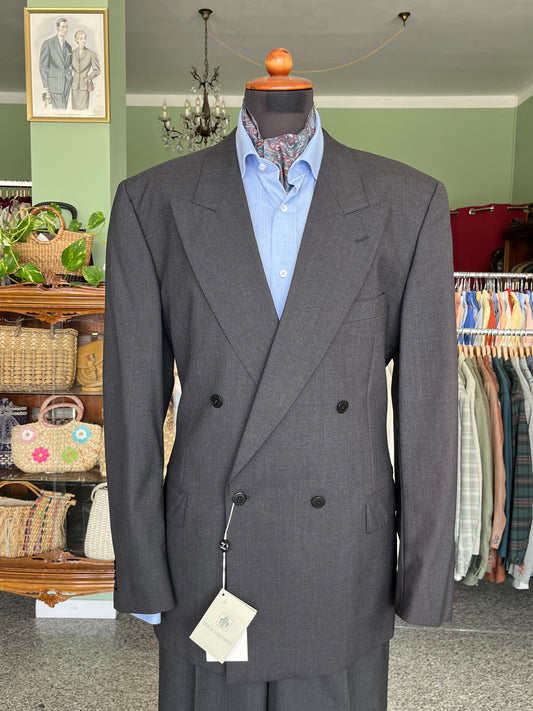 Completo Vitale Barberis Canonico doppiopetto anni '80 NOS tg. 52-54