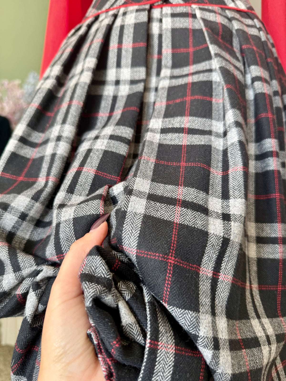 Gonna tartan in pura lana - TG. 38/40