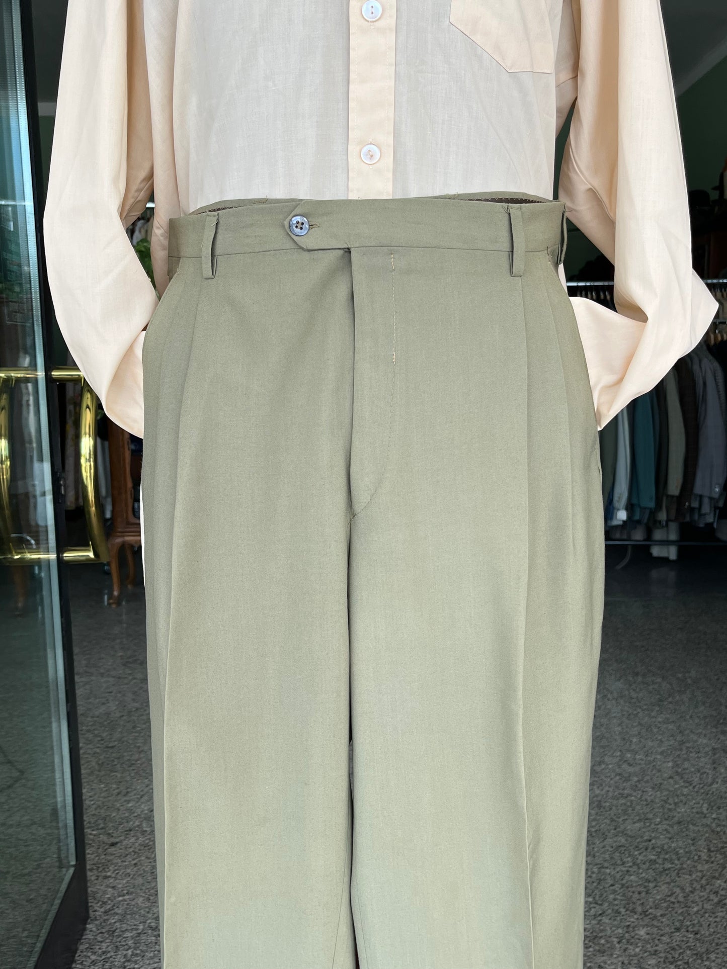 Calzoni anni ‘80 lana/cotone tg. 50-52