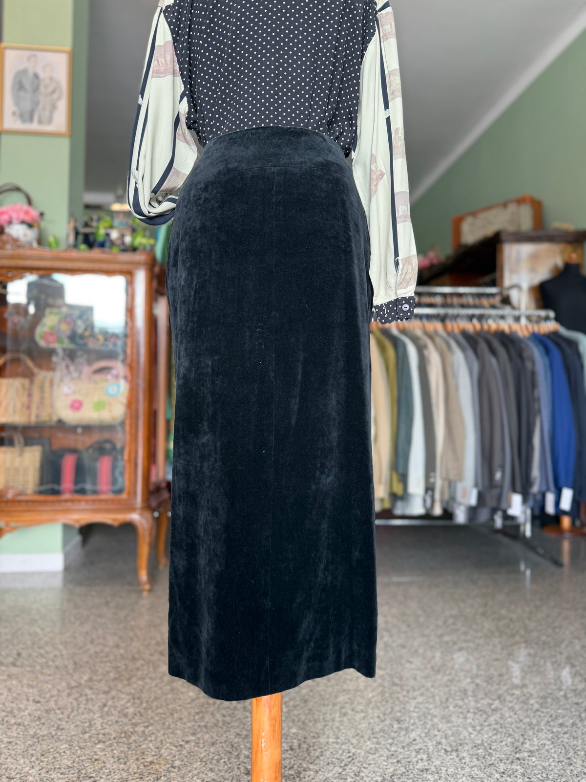 Gonna anni ‘90 in velluto - TG. 40/42