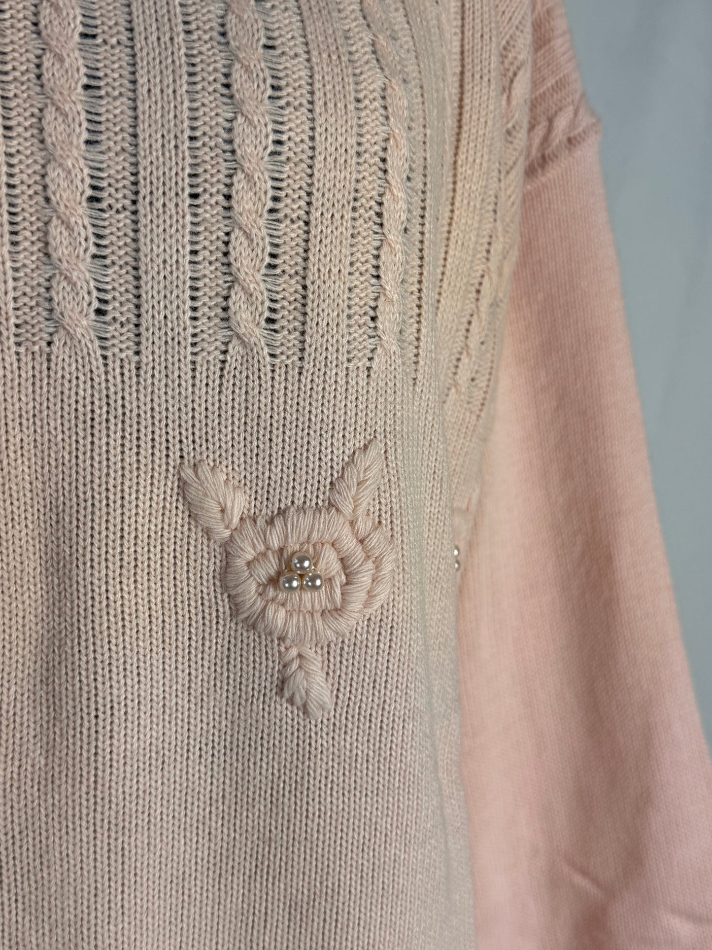 Maglione rosa pastello - TG. 46/48/50