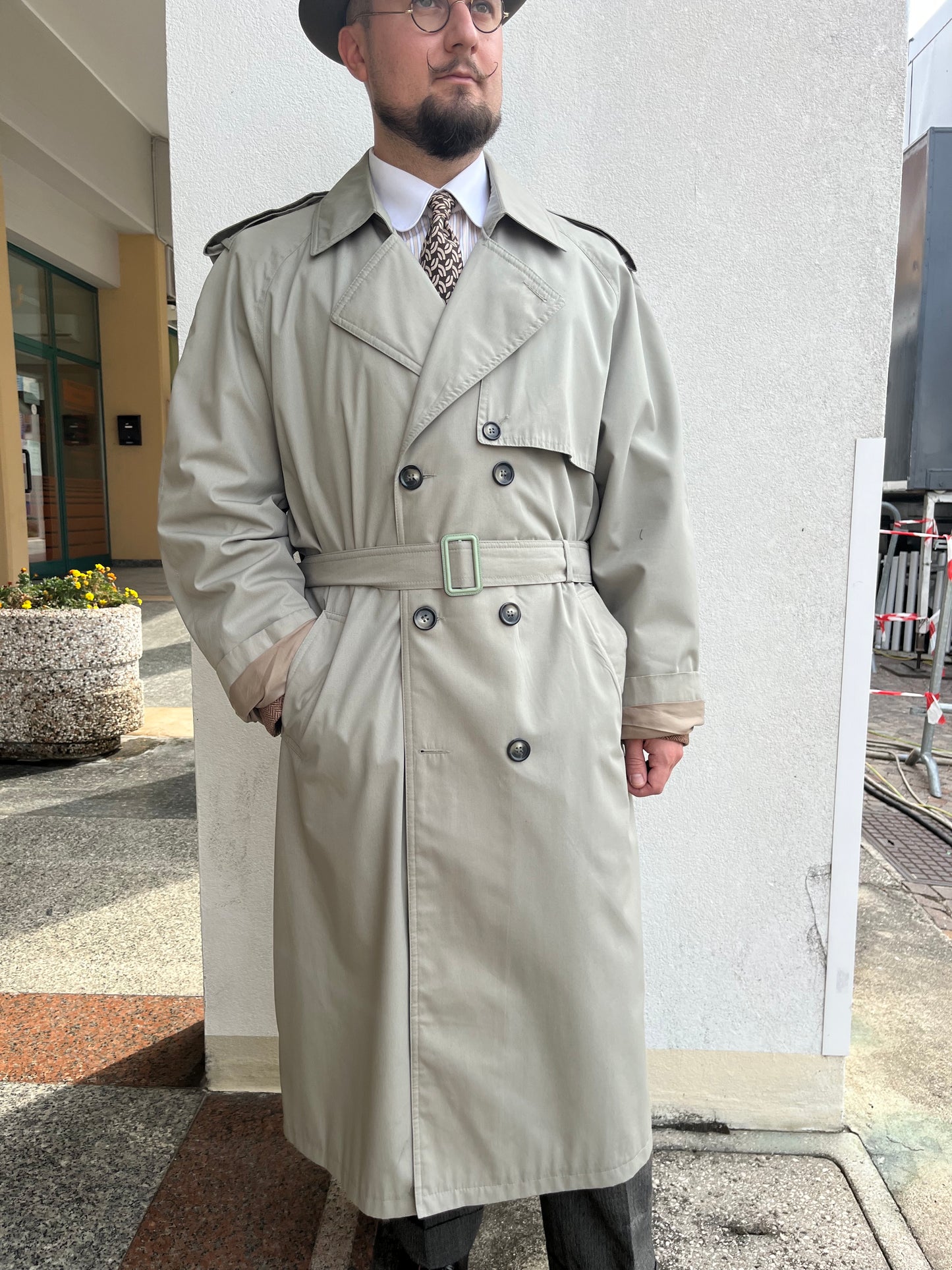 Trench anni ‘80 cachi