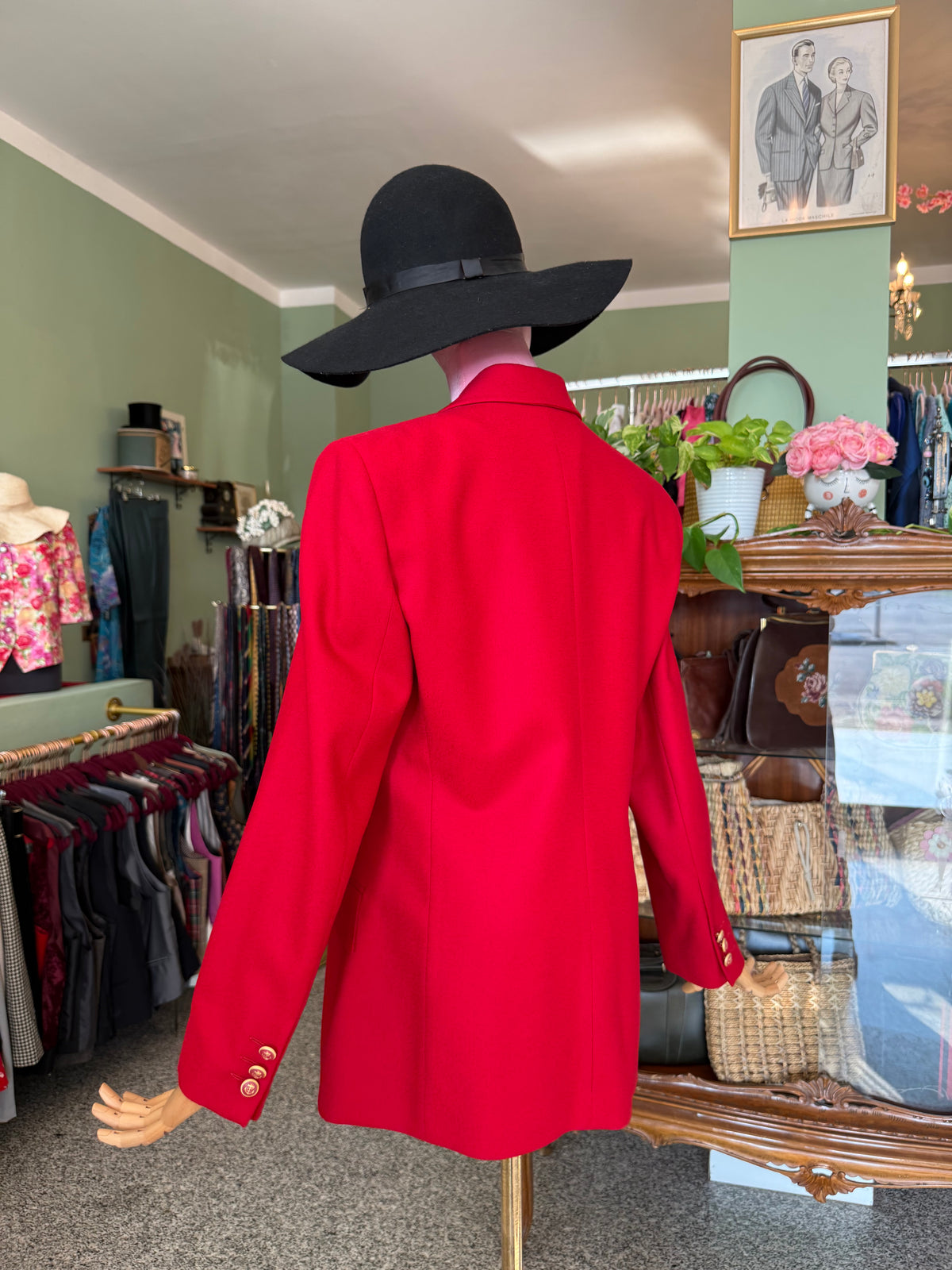 Blazer rosso nuovo fondo di magazzino - TG. 44