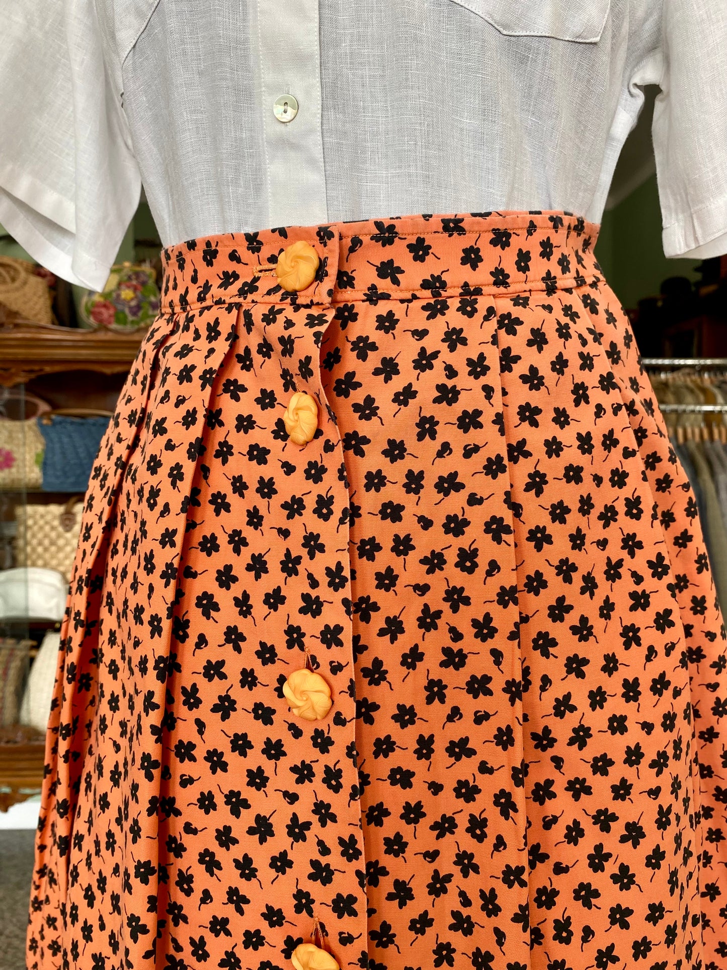 Gonna sartoriale in cotone anni ‘60 - TG. 40/42