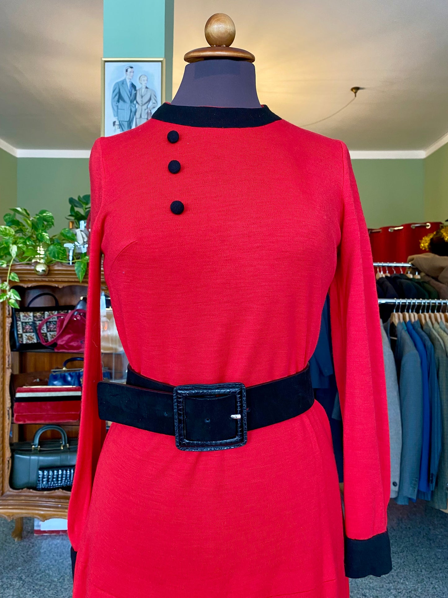 Mini dress anni ‘70 rosso - TG. 38