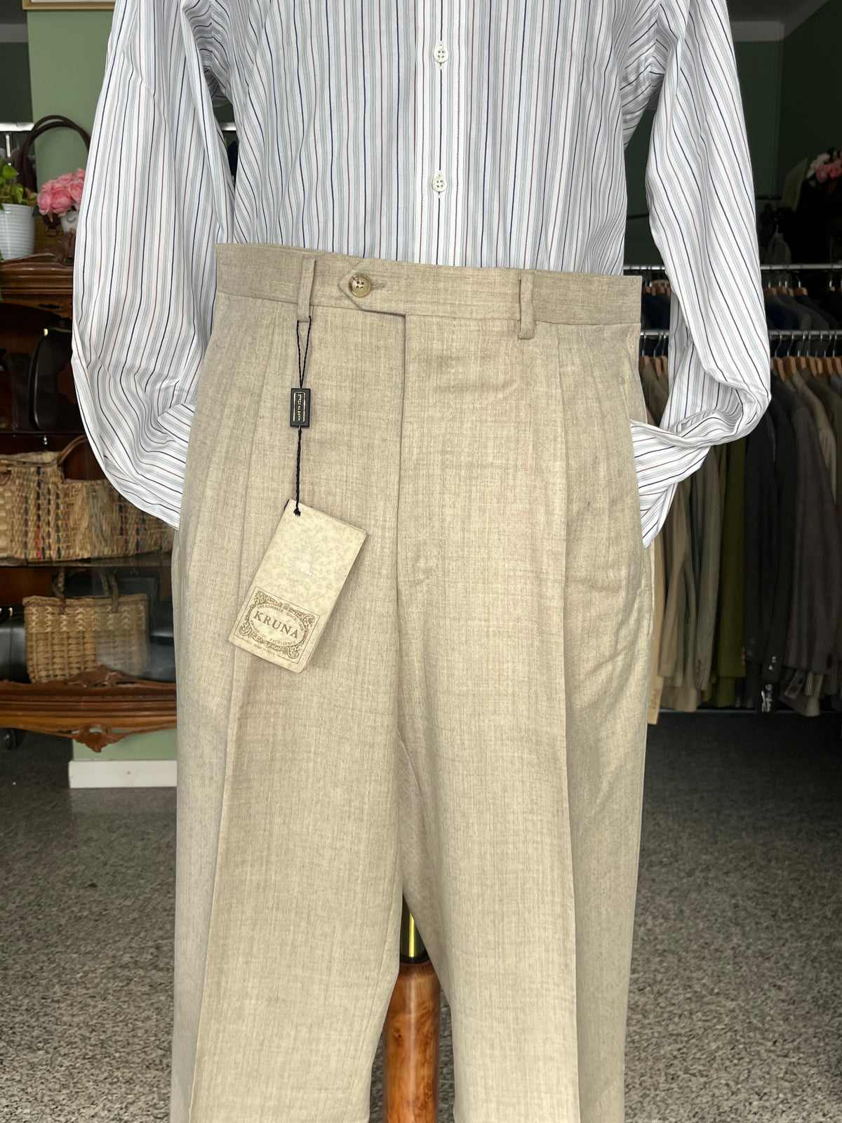 Calzoni flanella anni ‘80 NOS tg. 48