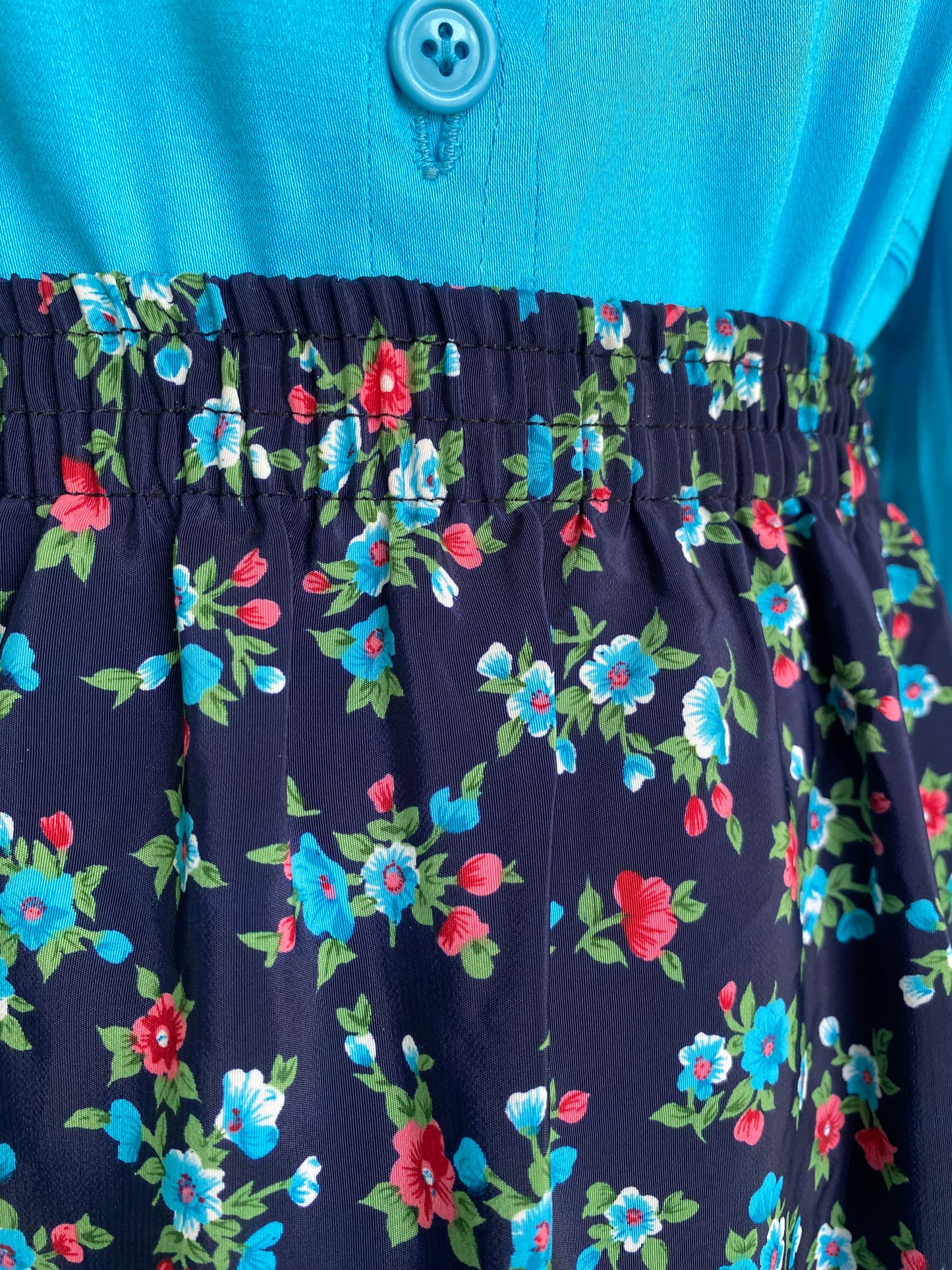 Gonna anni ‘80 stampa floreale - TG. 38/40