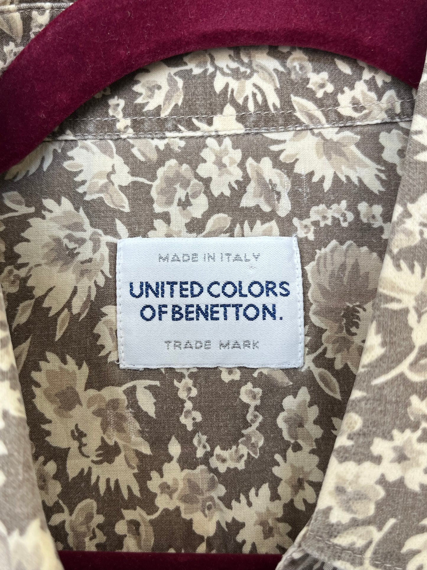 Camicia Benetton a maniche corte tg. S-M