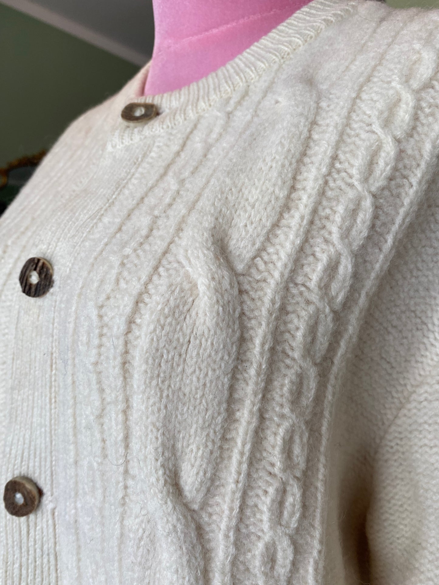 Cardigan tirolese panna - TG. 44/46