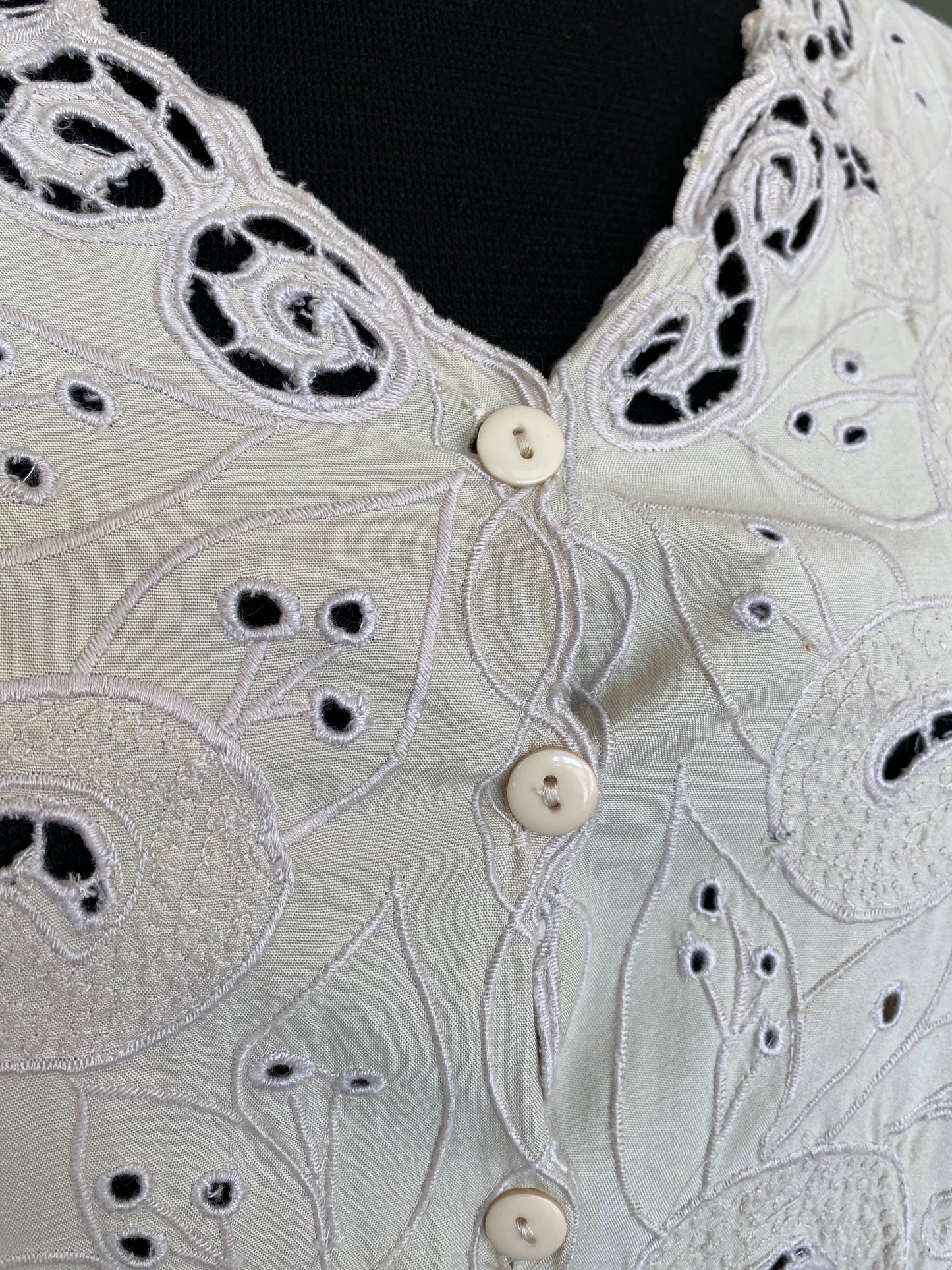 Blusa in cotone traforato - TG. 50/52