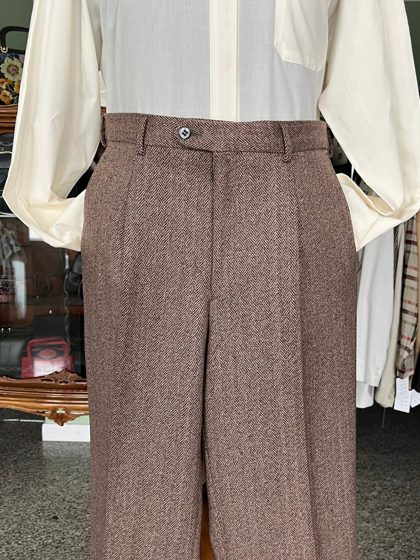 Completo anni '90 tweed NOS tg. 54 drop 4