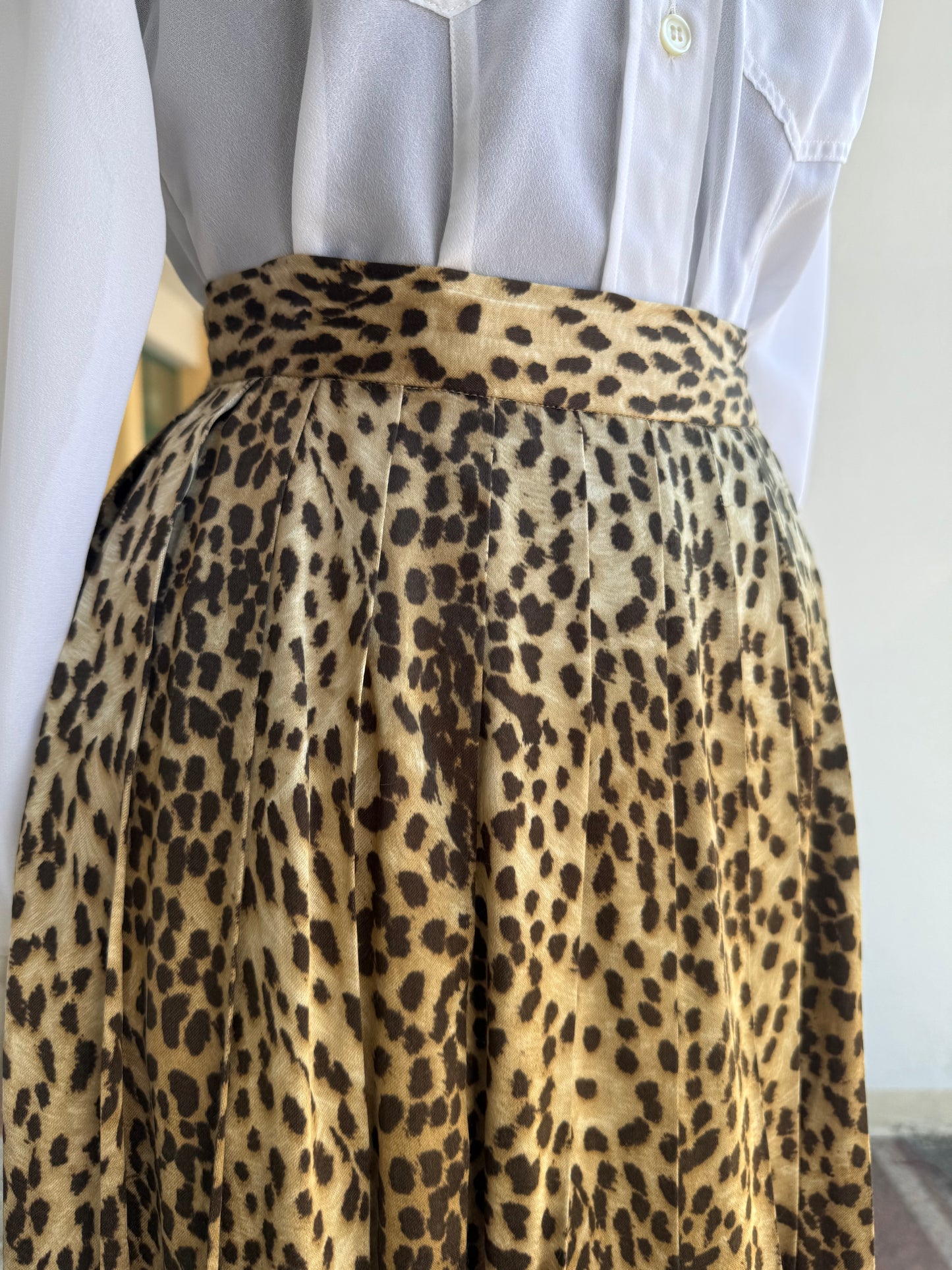 Gonna Ferretti leopardata - TG. 40