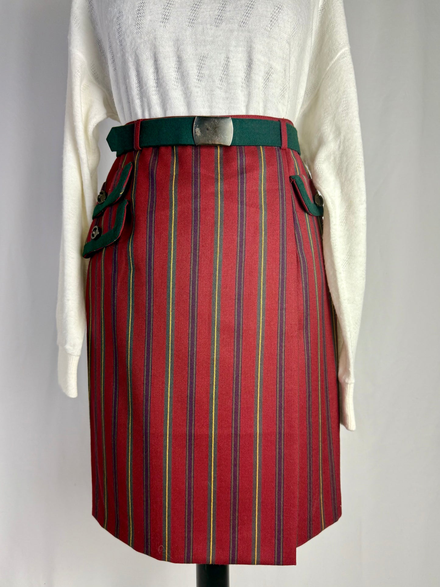 Gonna in lana gessata - TG. 40