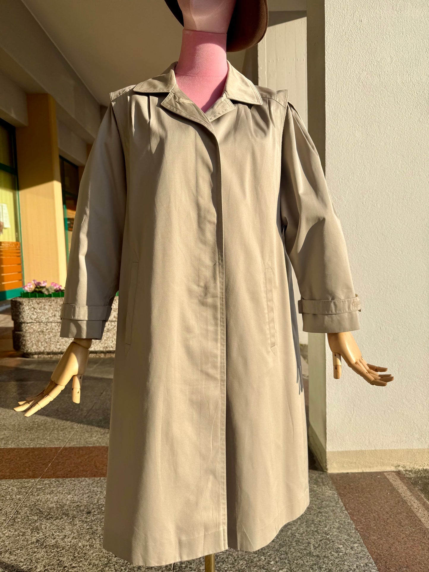 Trench fine anni ‘70 beige - TG. 44