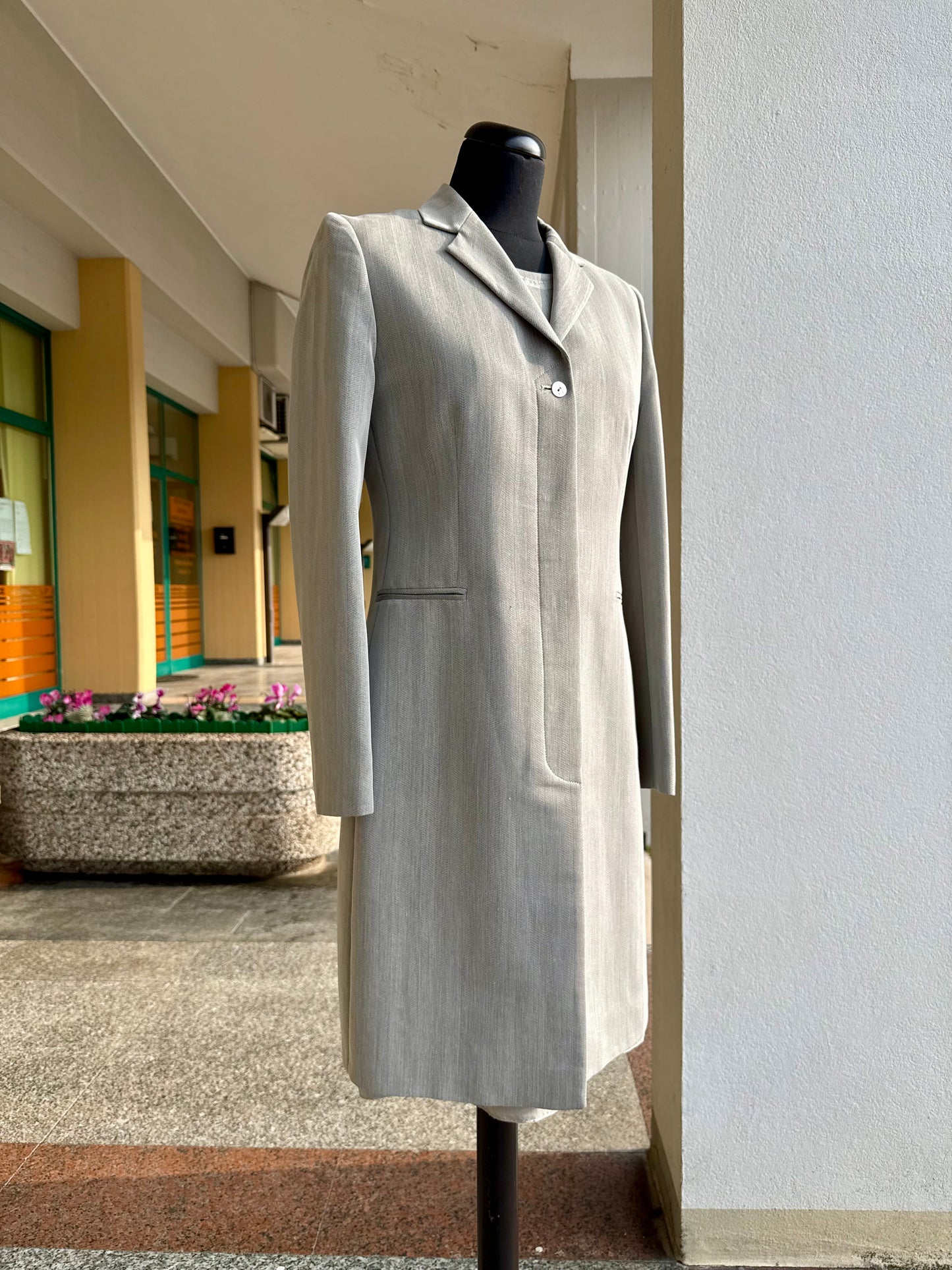 Tailleur anni ‘90 grigio chiaro - TG. 40