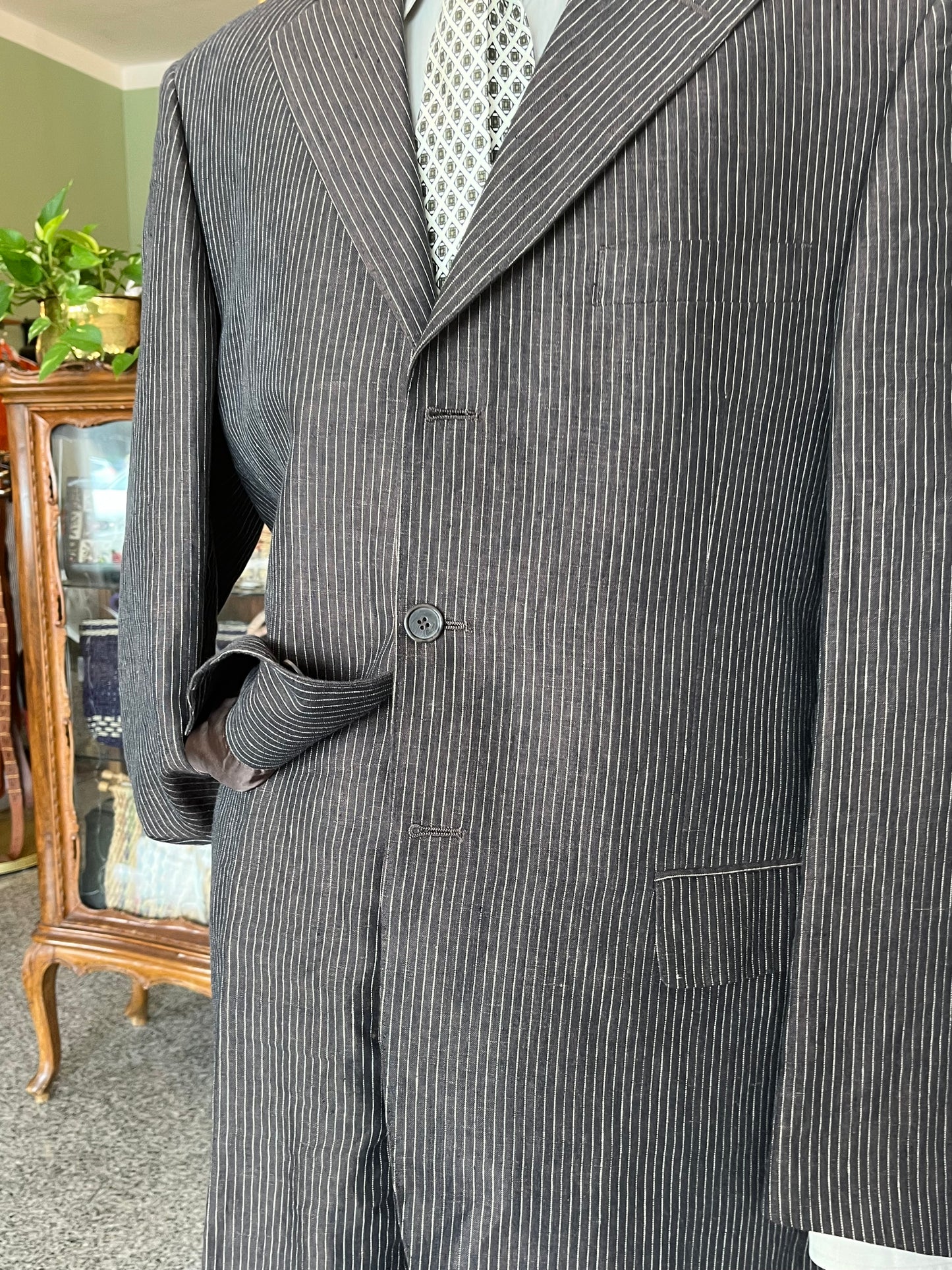 Completo in lino tg. 52-54