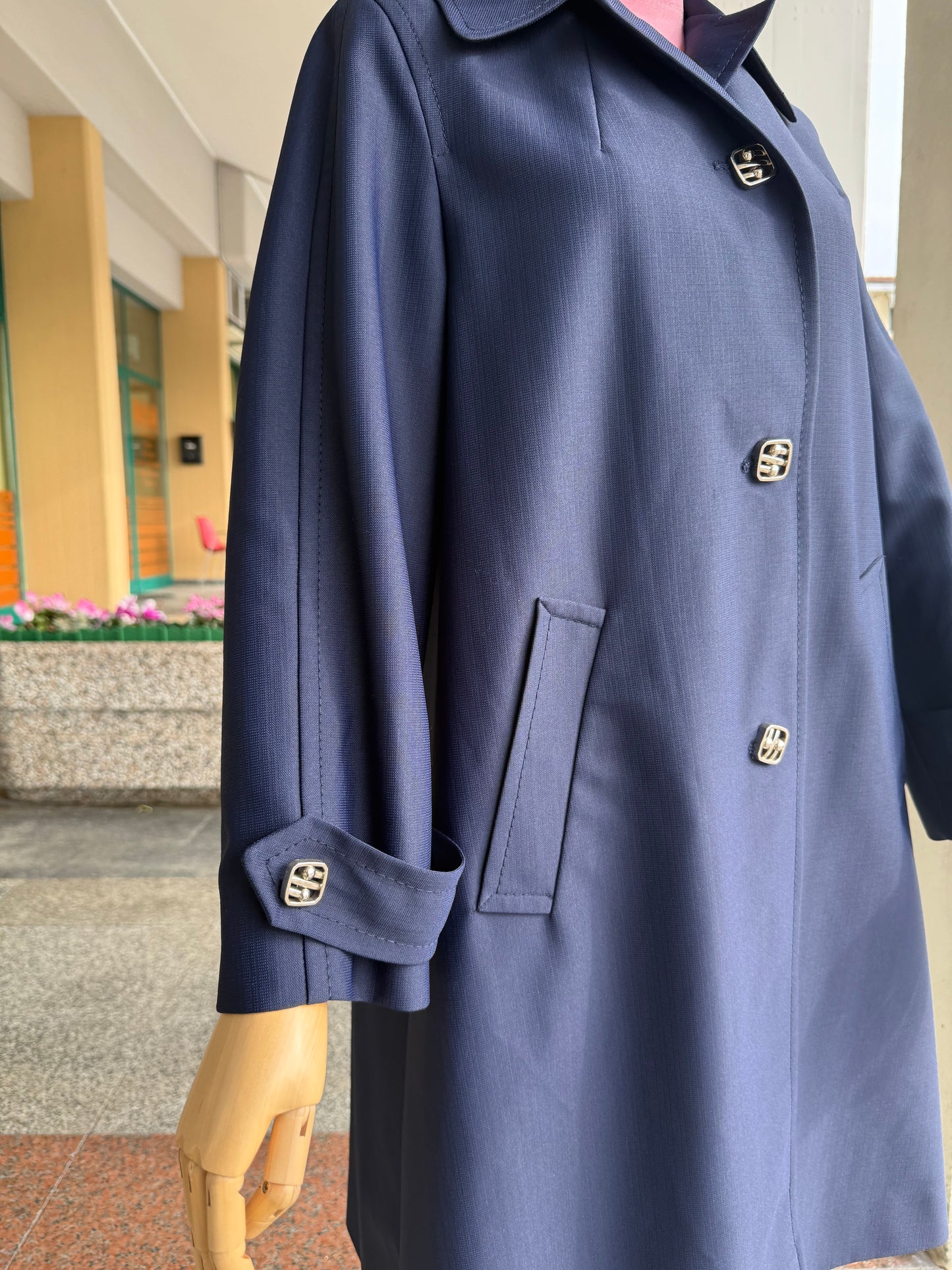 Spolverino anni ‘70 blu navy - TG.