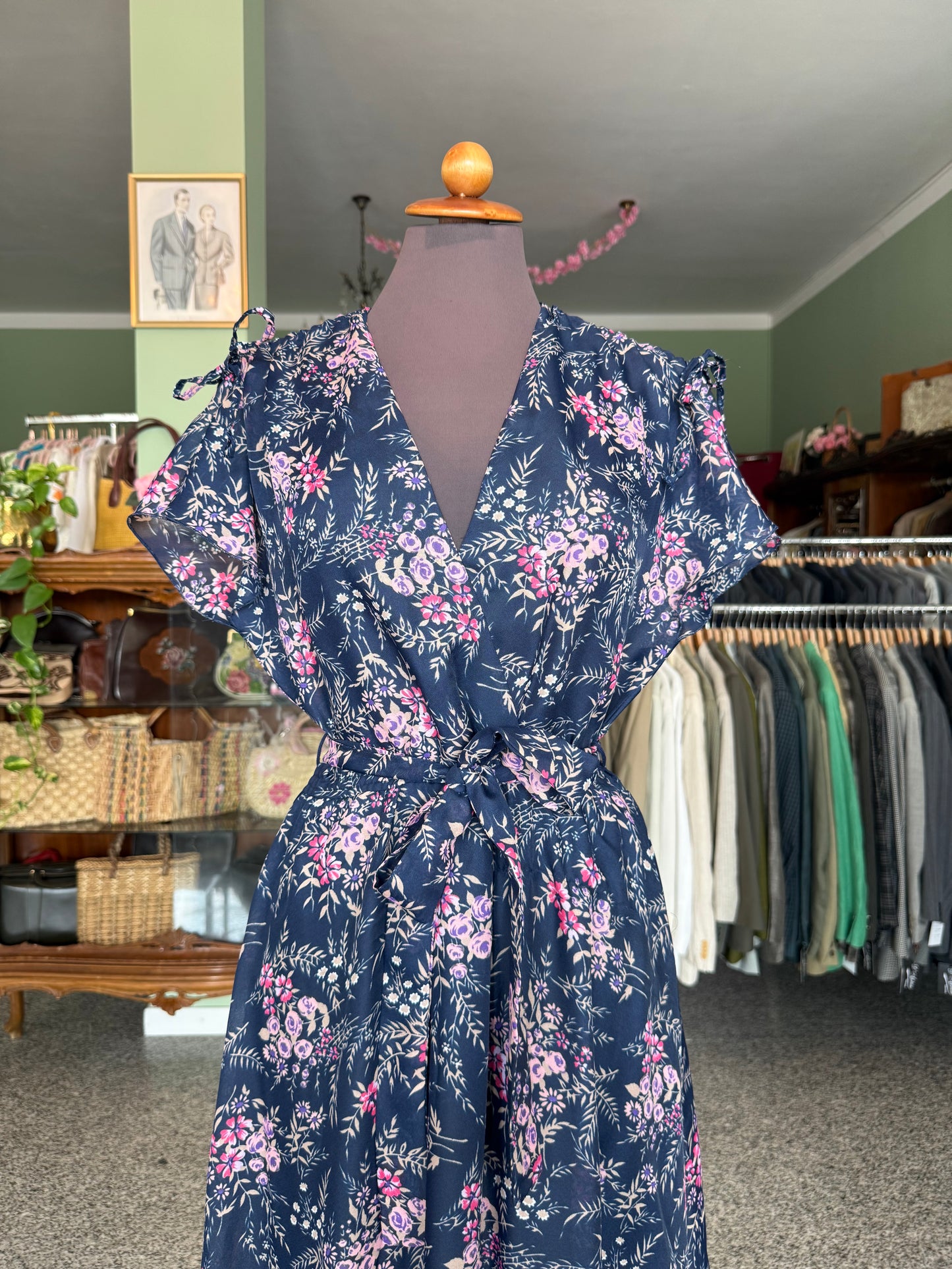 Maxi dress anni ‘70 floreale - TG. 42