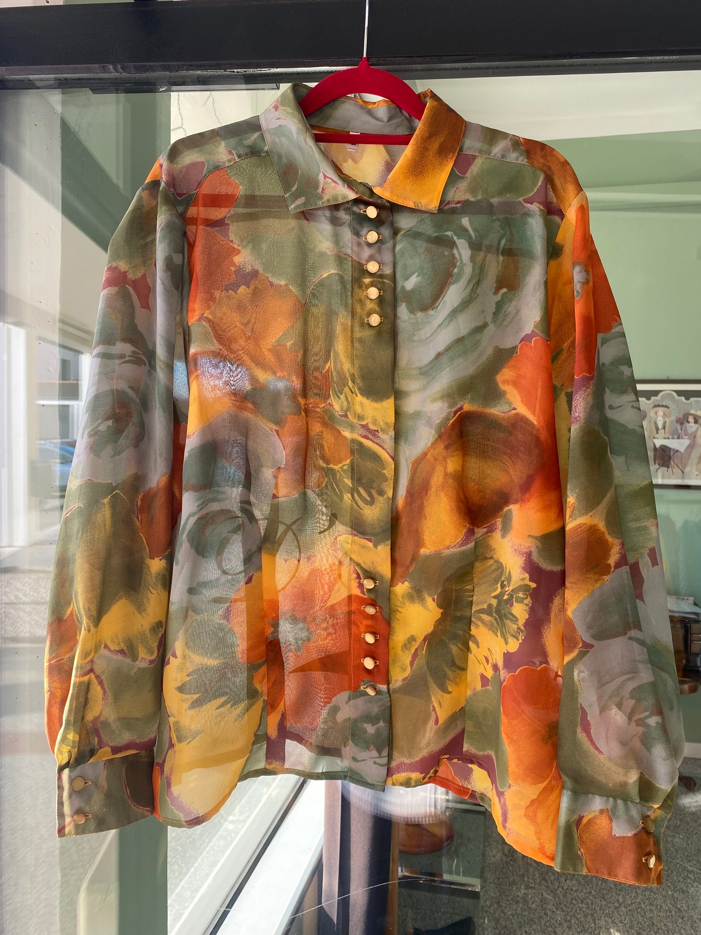 Camicia in crepe di organza - TG. 44/46