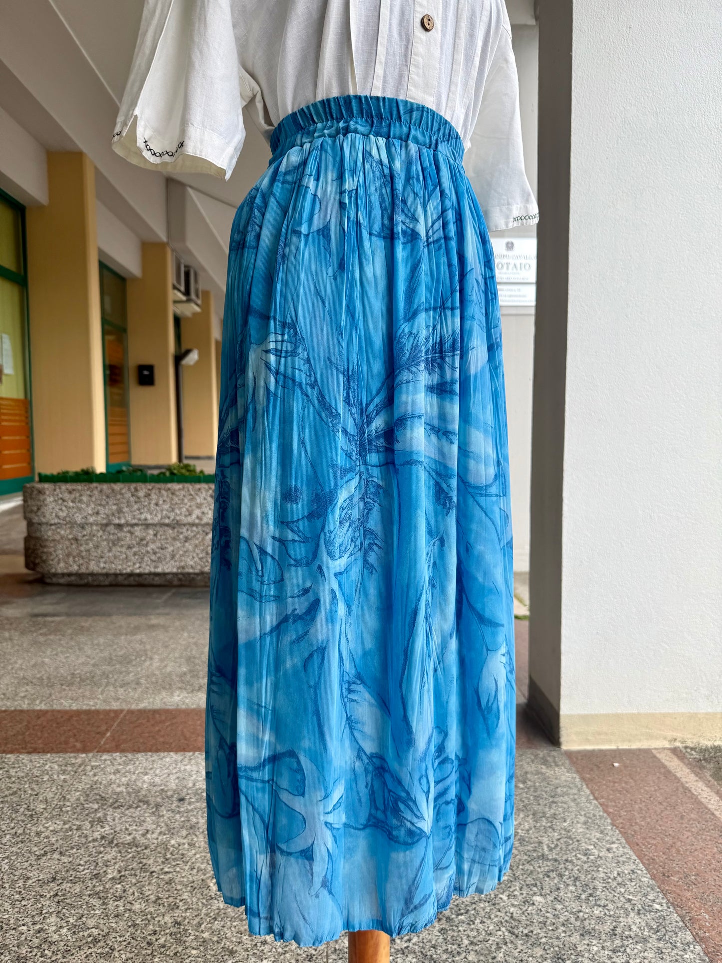 Gonna azzurro oceano - TG. 48/50