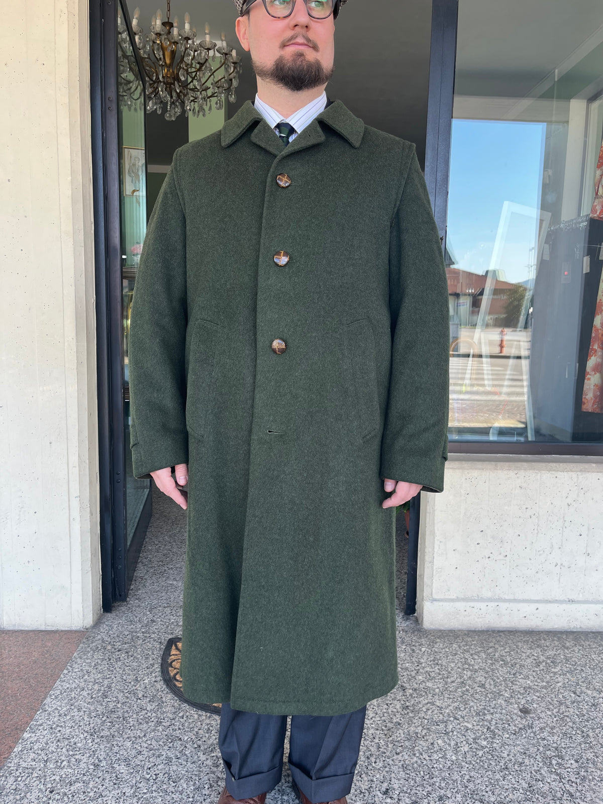 Cappotto Loden anni ‘70 tg. 50-52
