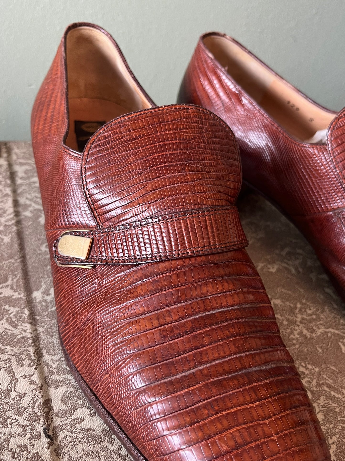 Scarpe mocassino pelle marrone tg. 41-42