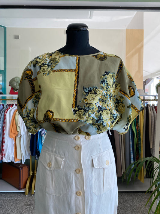 Camicia anni ‘80 barocca - TG. 48/50 circa