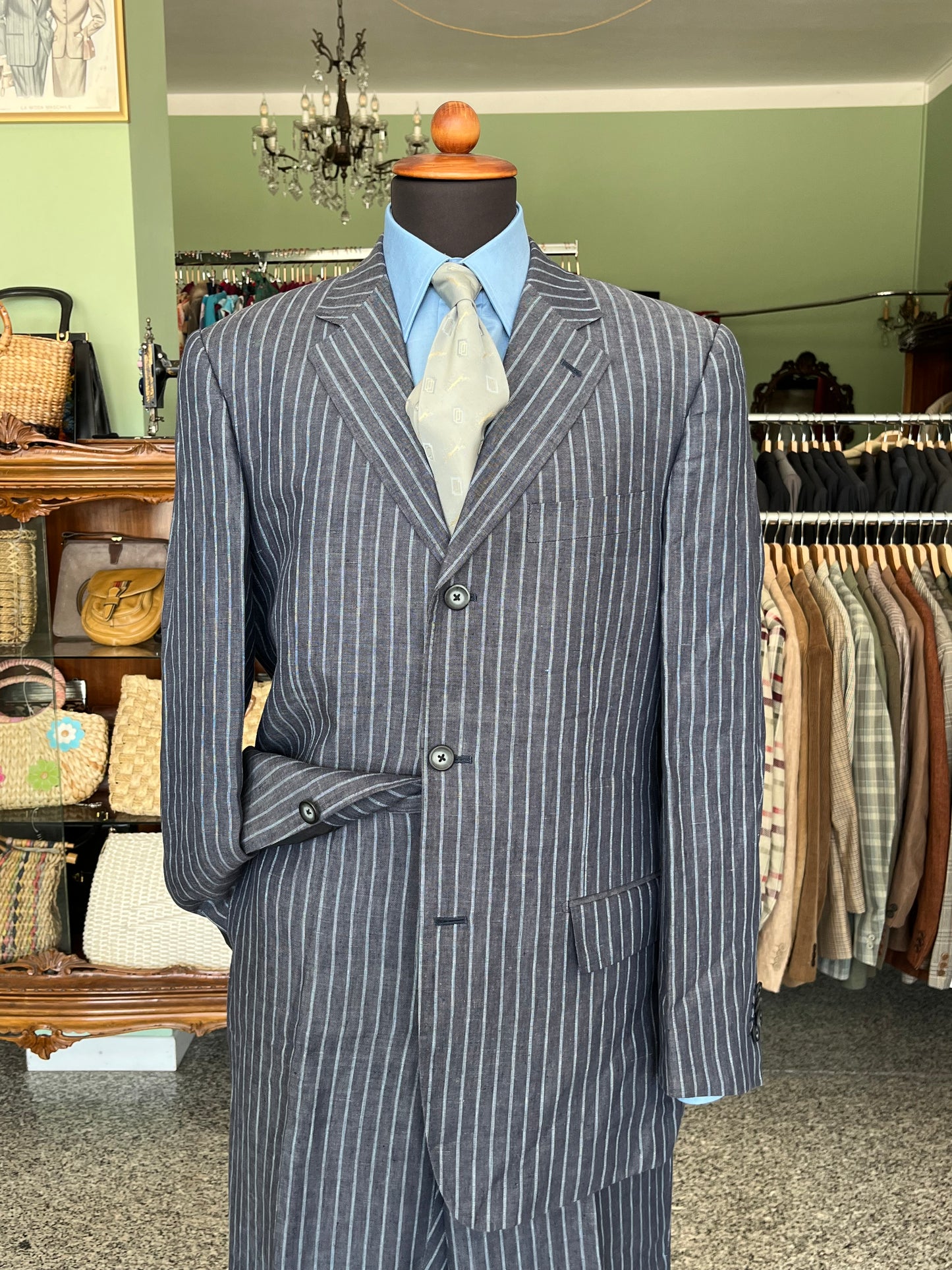 Completo in lino tg. 48-50