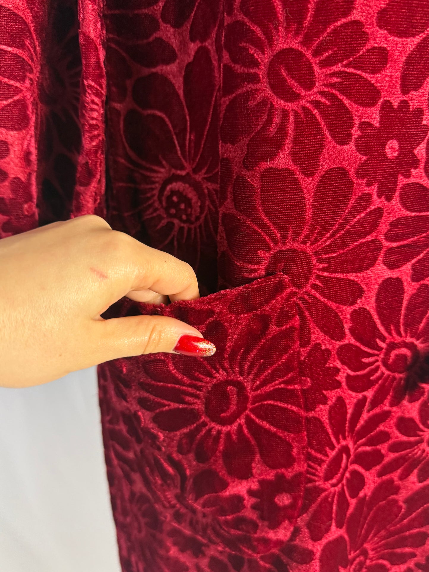 Vestaglia anni ‘60 in velluto - TG. 42/44