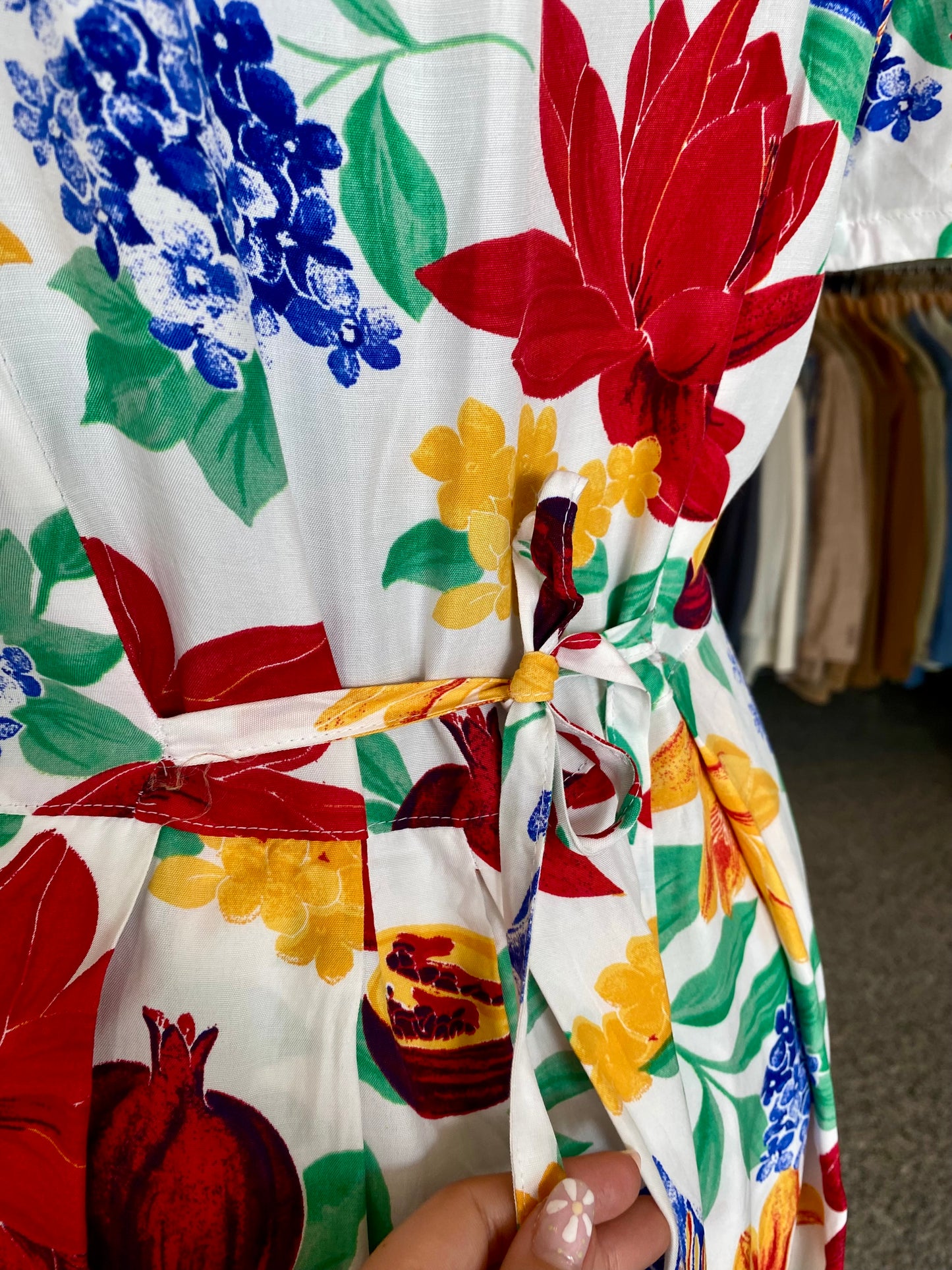 Abito chemisier con melograni - TG. 40