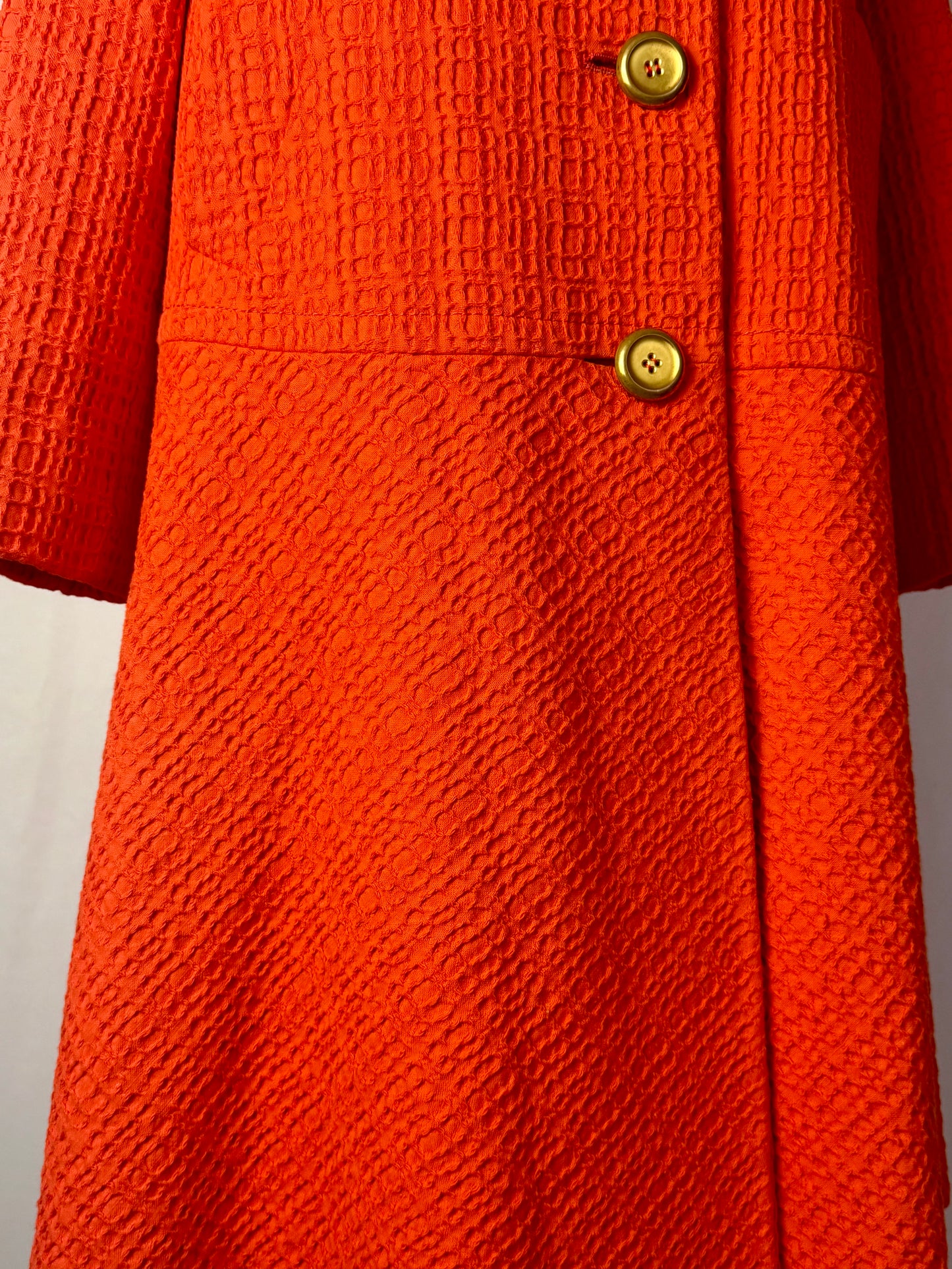 Cappotto anni ‘60 arancione - TG. 40/42