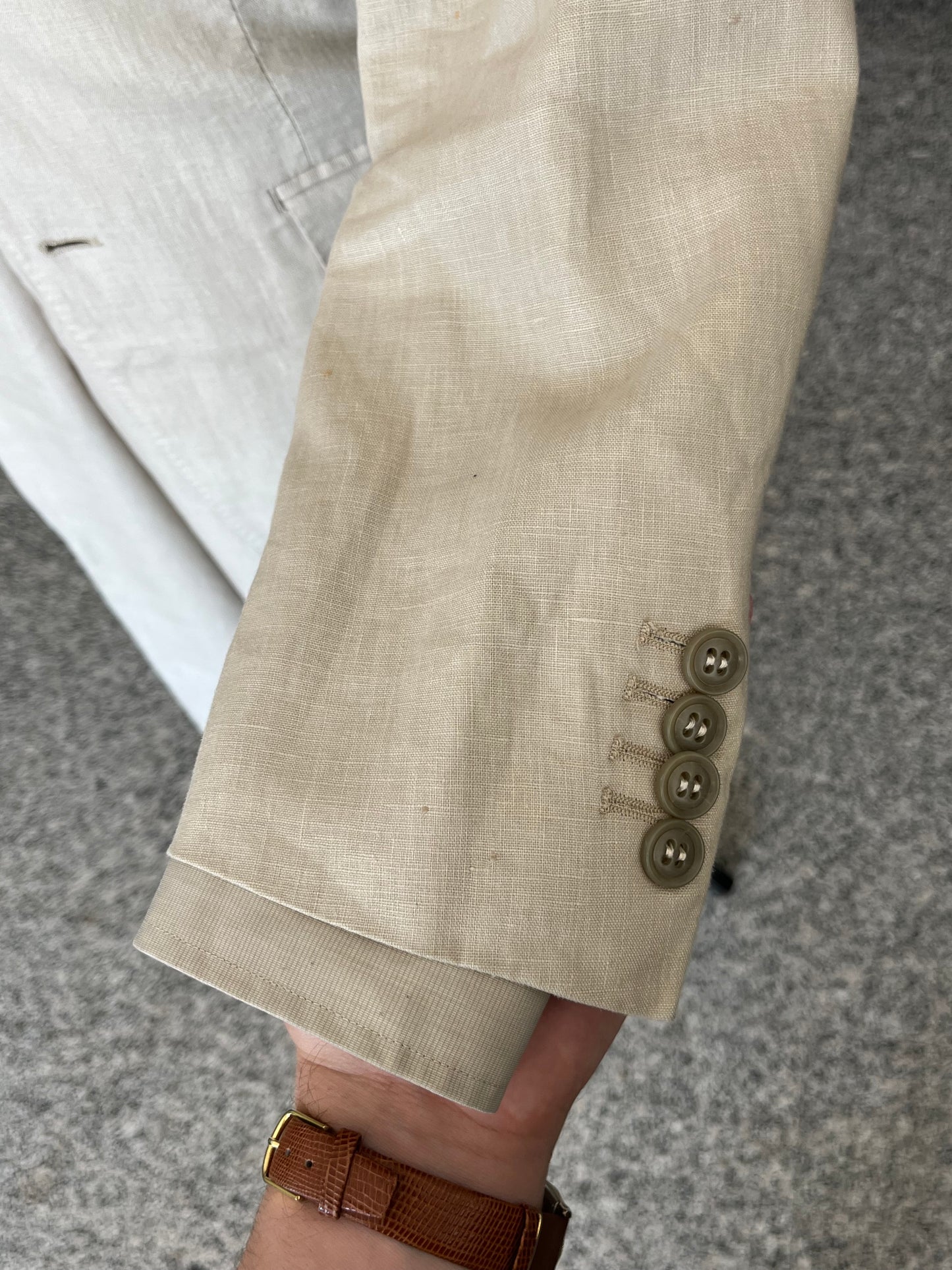 Completo in lino tg. 48