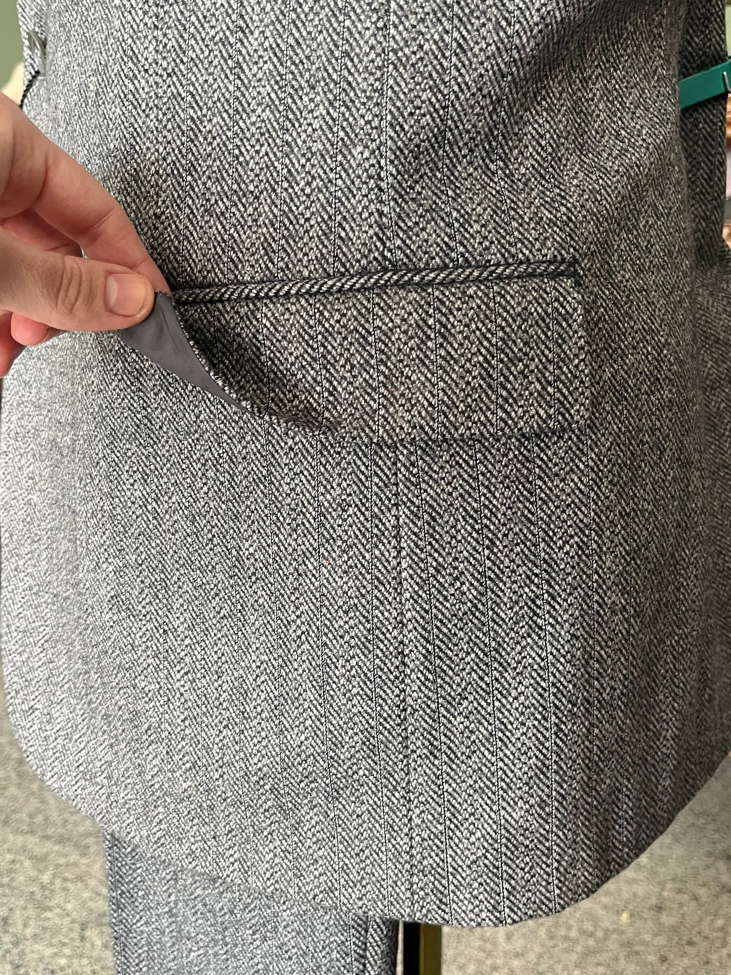 Completo anni '90 tweed NOS tg. 54 drop 4