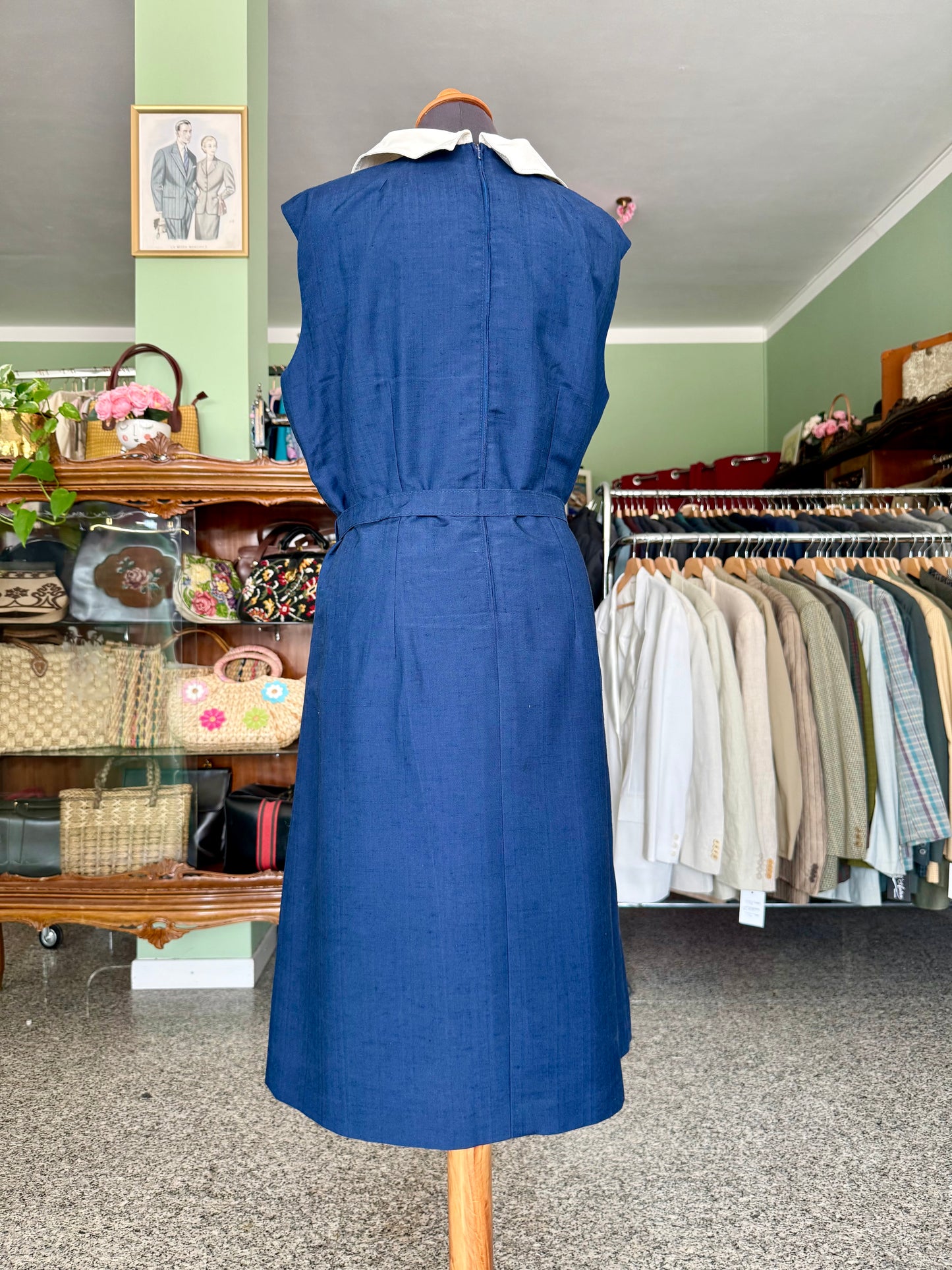 Abito Mod Blu e Bianco Anni ’60/’70 - TG. 50