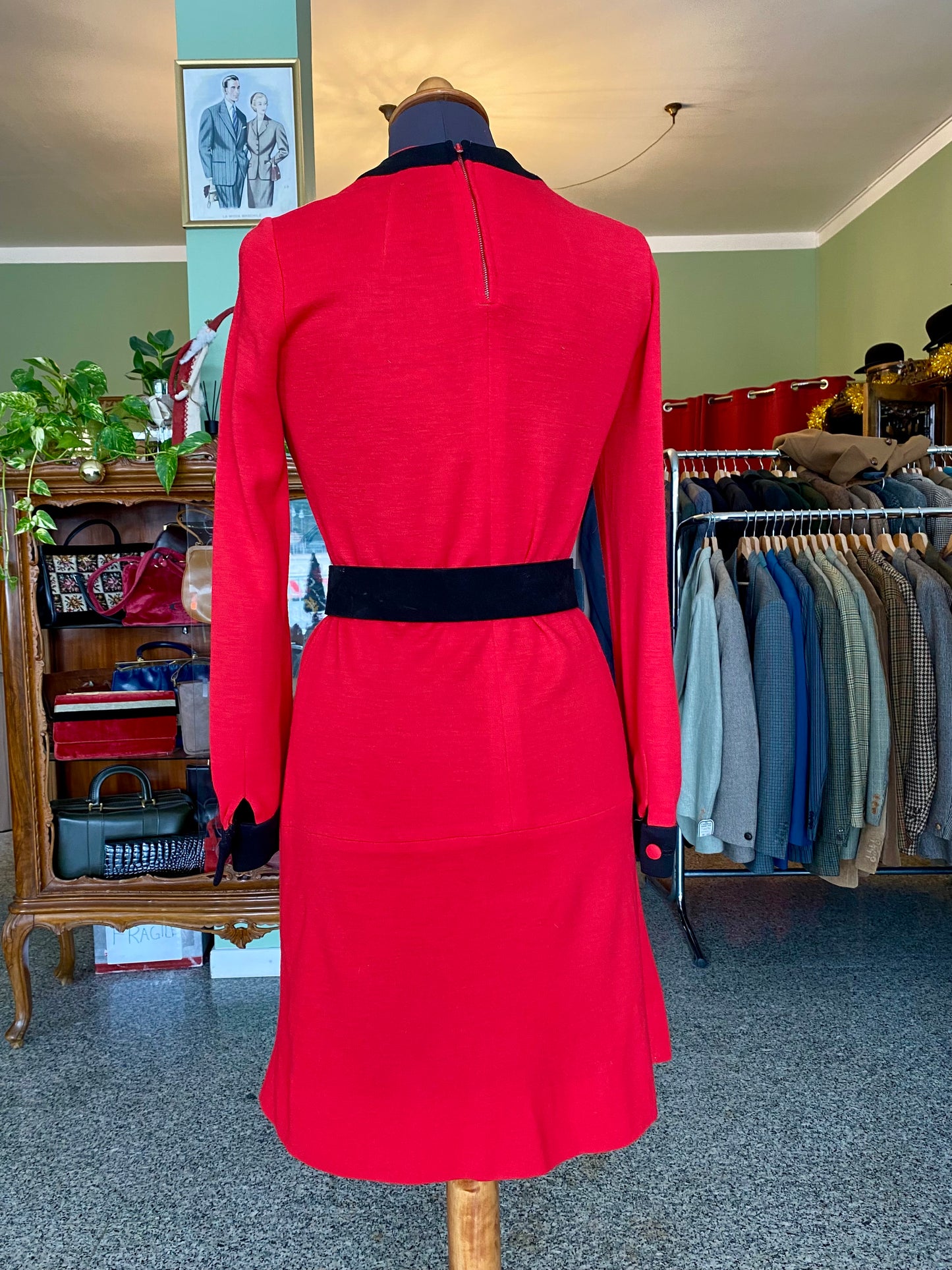 Mini dress anni ‘70 rosso - TG. 38