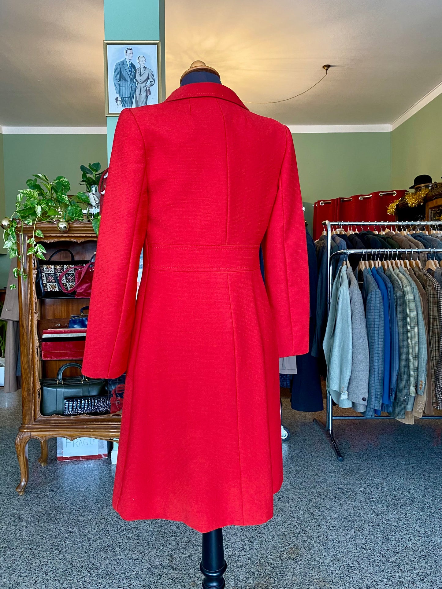 Cappotto rosso anni ‘60 Cori - TG. 38