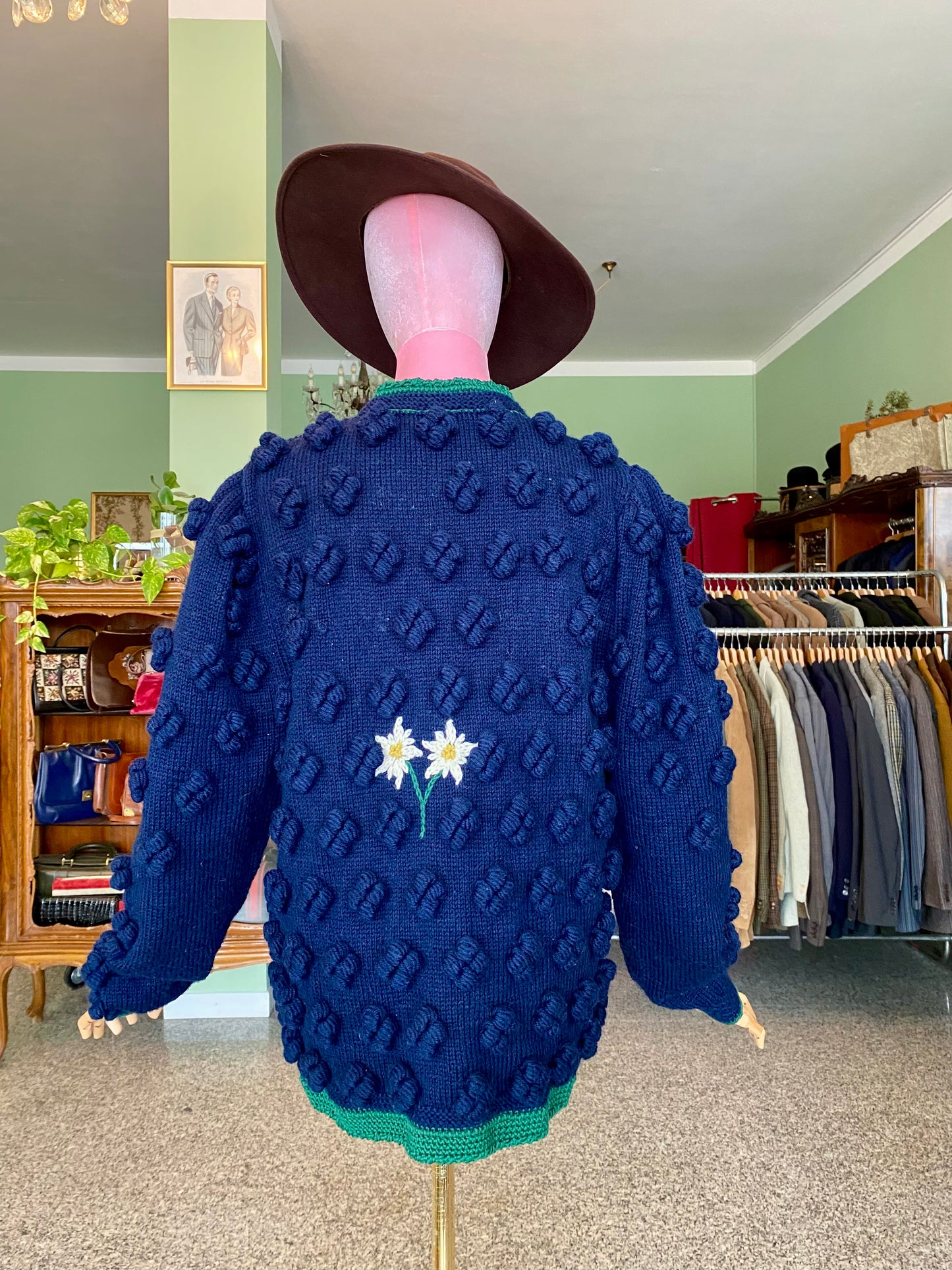 Cardigan tirolese lavorazione a “nodi” - TG. 48/50