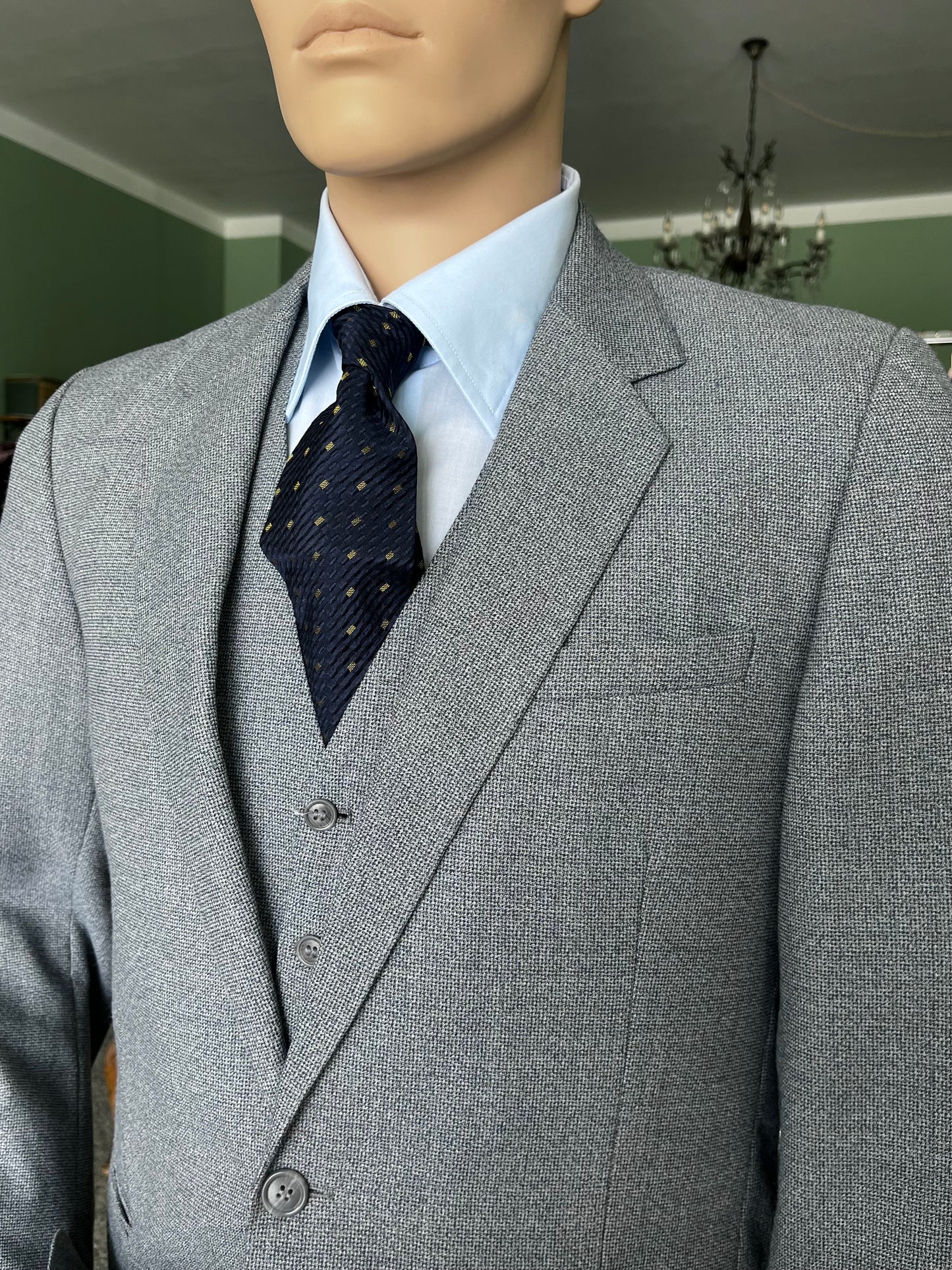 Completo tre pezzi anni '70 tg. 48