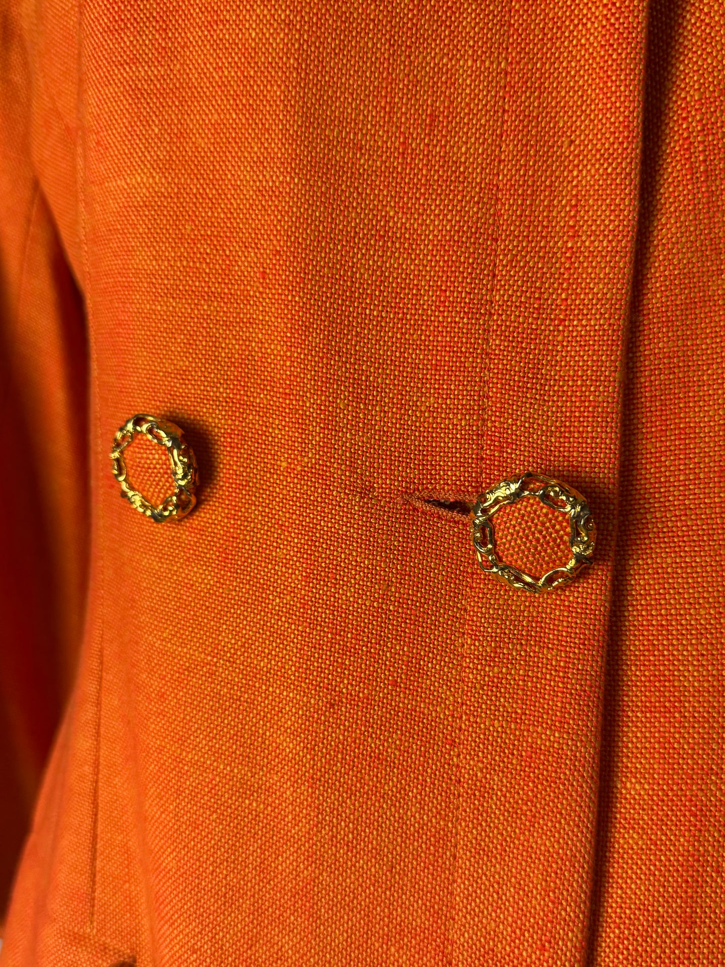 Tailleur arancione anni ‘80/‘90 - TG. 42/44