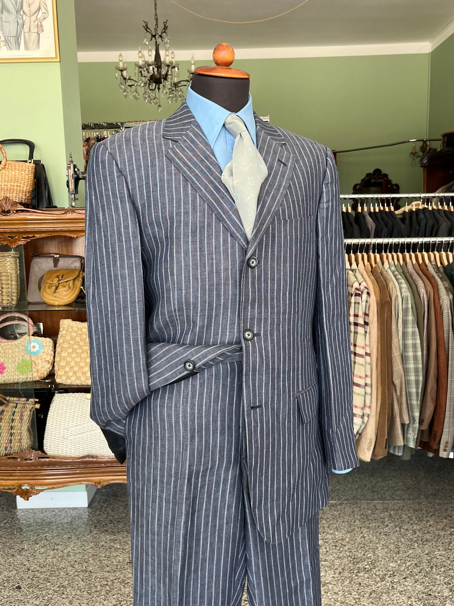 Completo in lino tg. 48-50