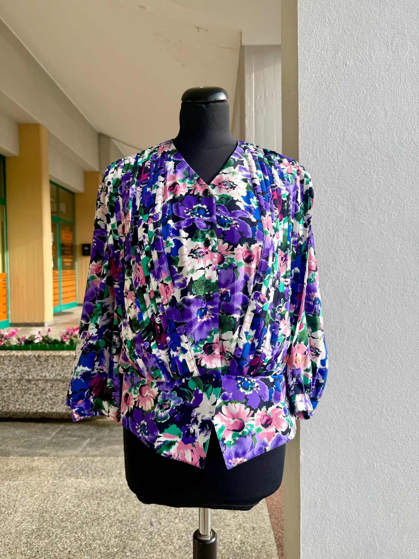 Camicia con stampa floreale - TG. 44 circa
