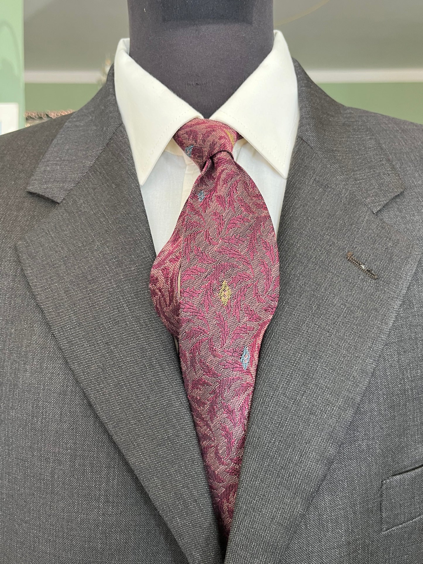 Cravatta anni ‘60 floreale