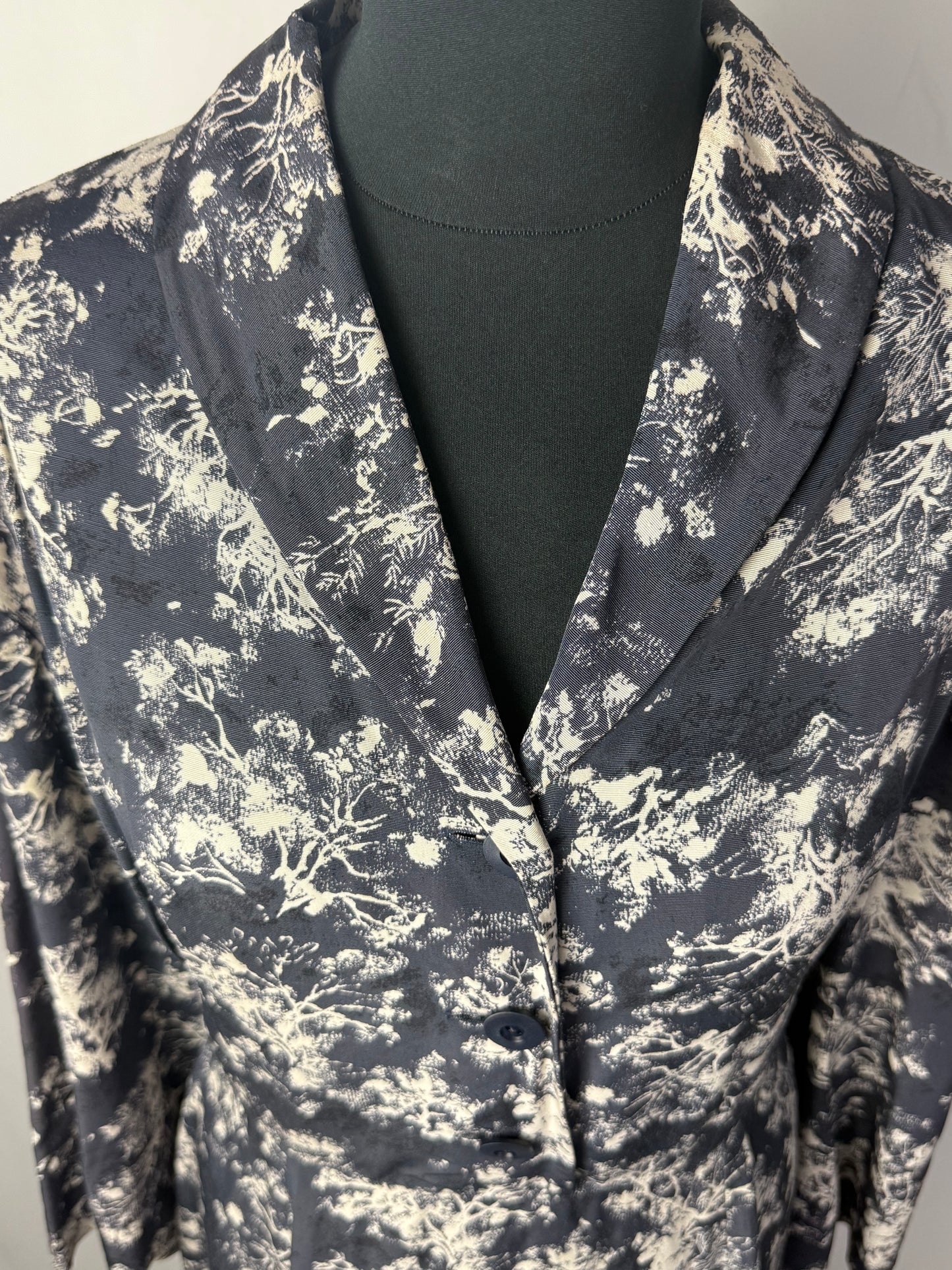 Abito anni ‘50 con fantasia toile de Jouy - TG. 52/54