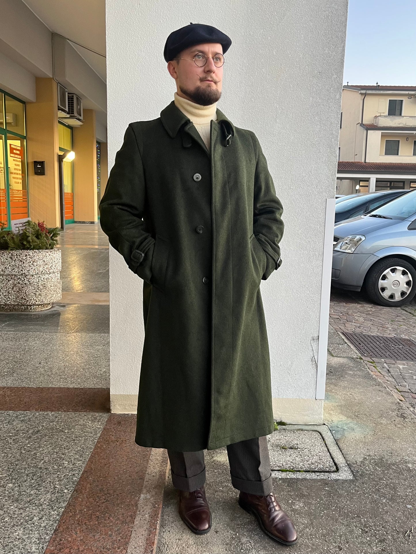 Cappotto Loden anni '70 tg. 46-48