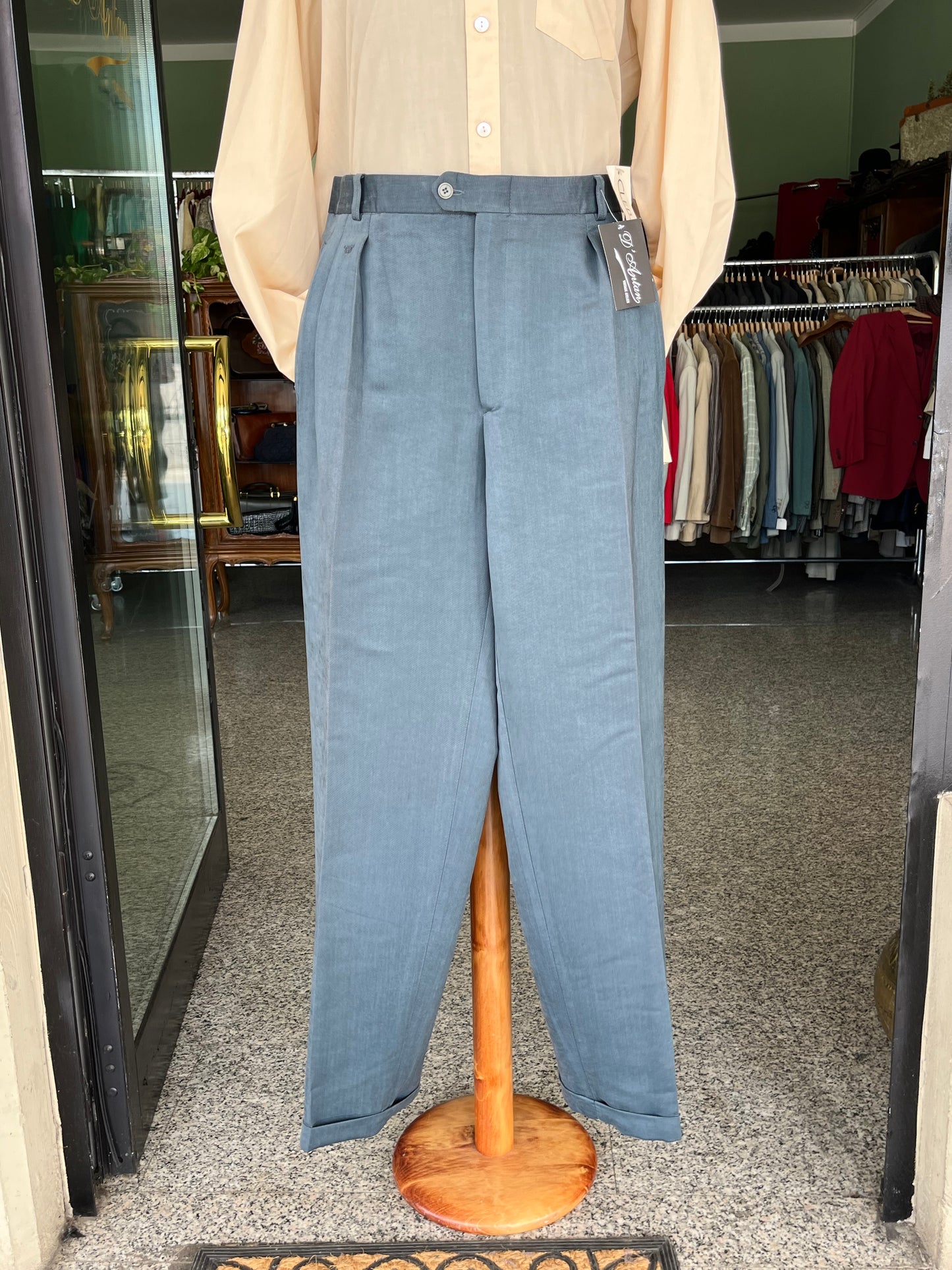 Calzoni anni ‘80 in velluto NOS tg. 54