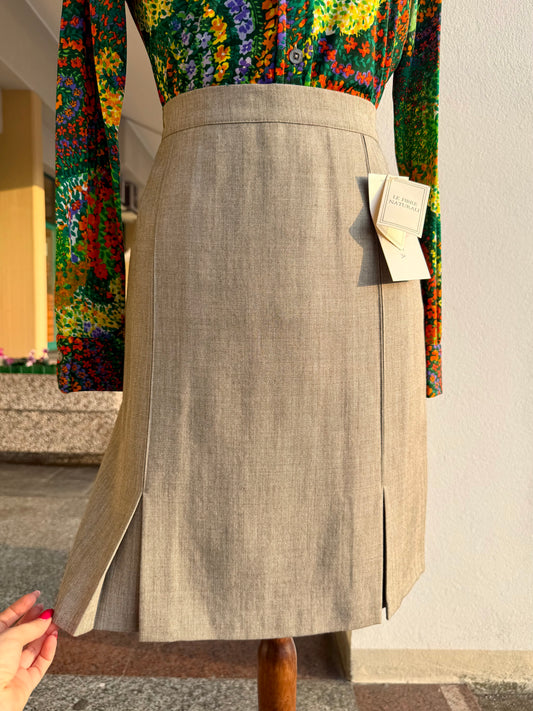 Gonna classica beige - TG. 44