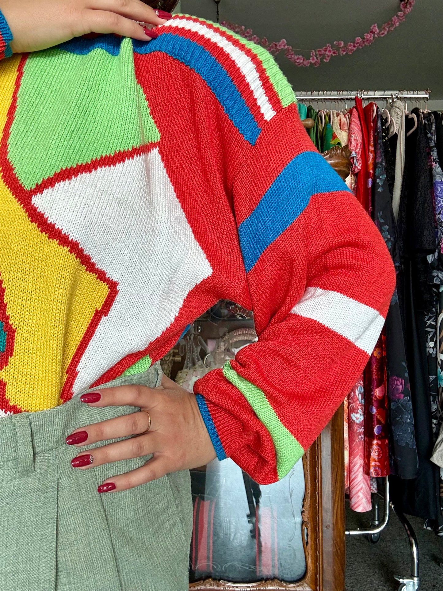 Maglia multicolor anni ‘80 - TG. M/L